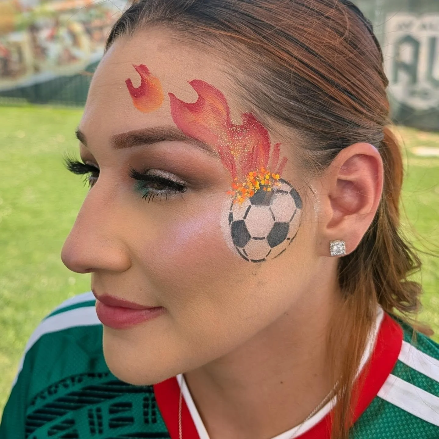 @avaltafc was on fire at the July 5th Mexico vs England Watch Party and ended up scoring an epic goal 🔥

#AV #AntelopeValley #LancasterCA #LancasterFacePainter #SoccerFacePaint