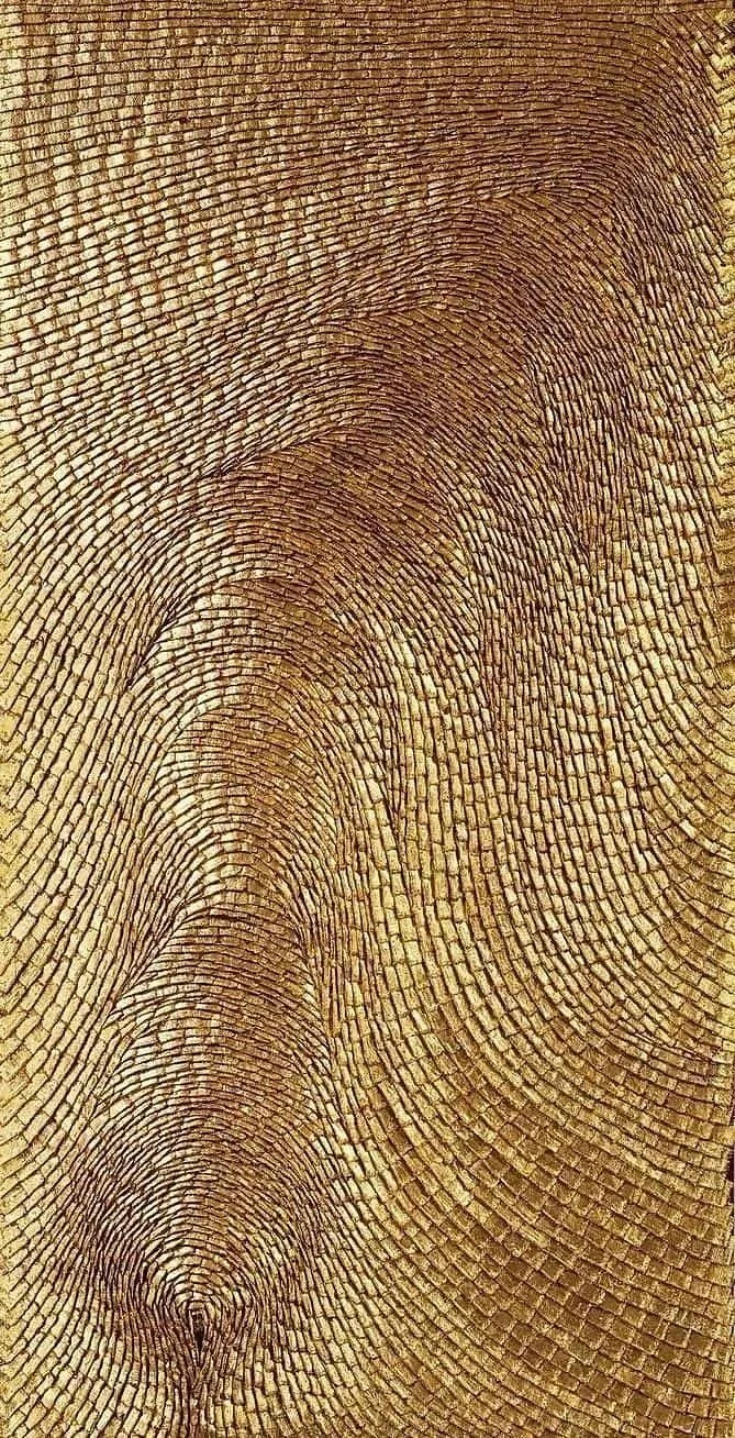 Feng Shui metal element texture representing clarity, precision, and structured energy in design.