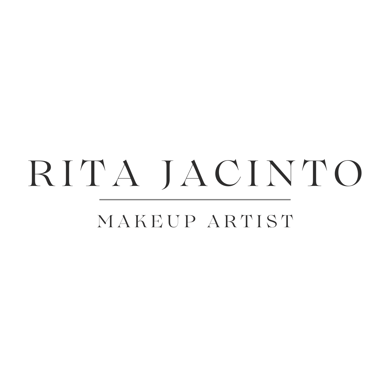 Logótipo Rita Jacinto Luxury Bridal Artistry - Especialista em Maquilhagem de Noiva e Destination Weddings em Portugal