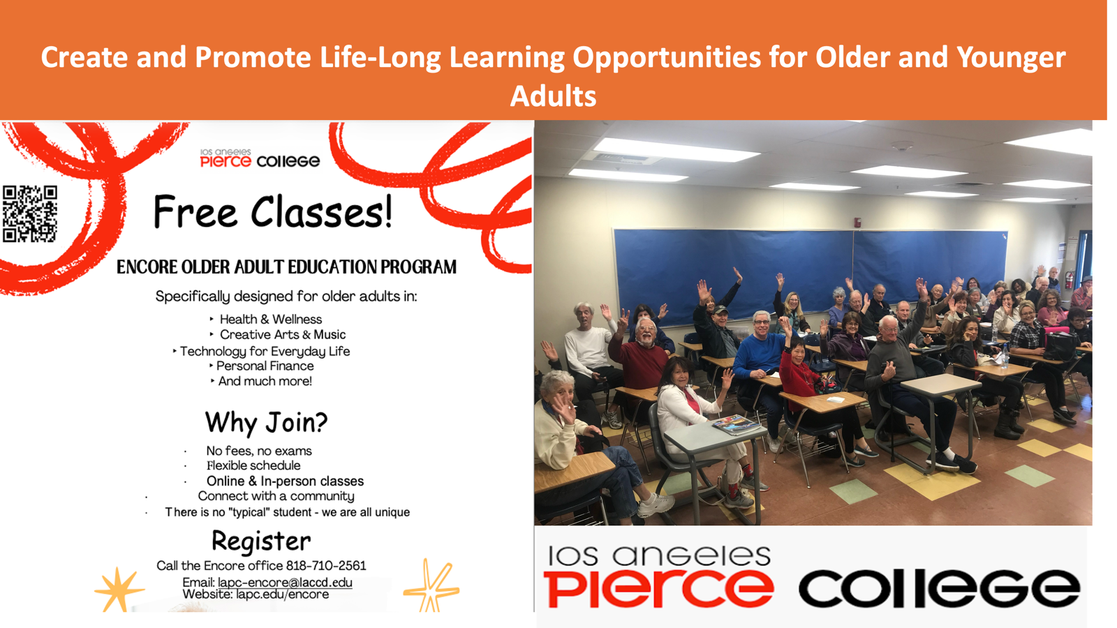 LA Pierce College Encore Classes