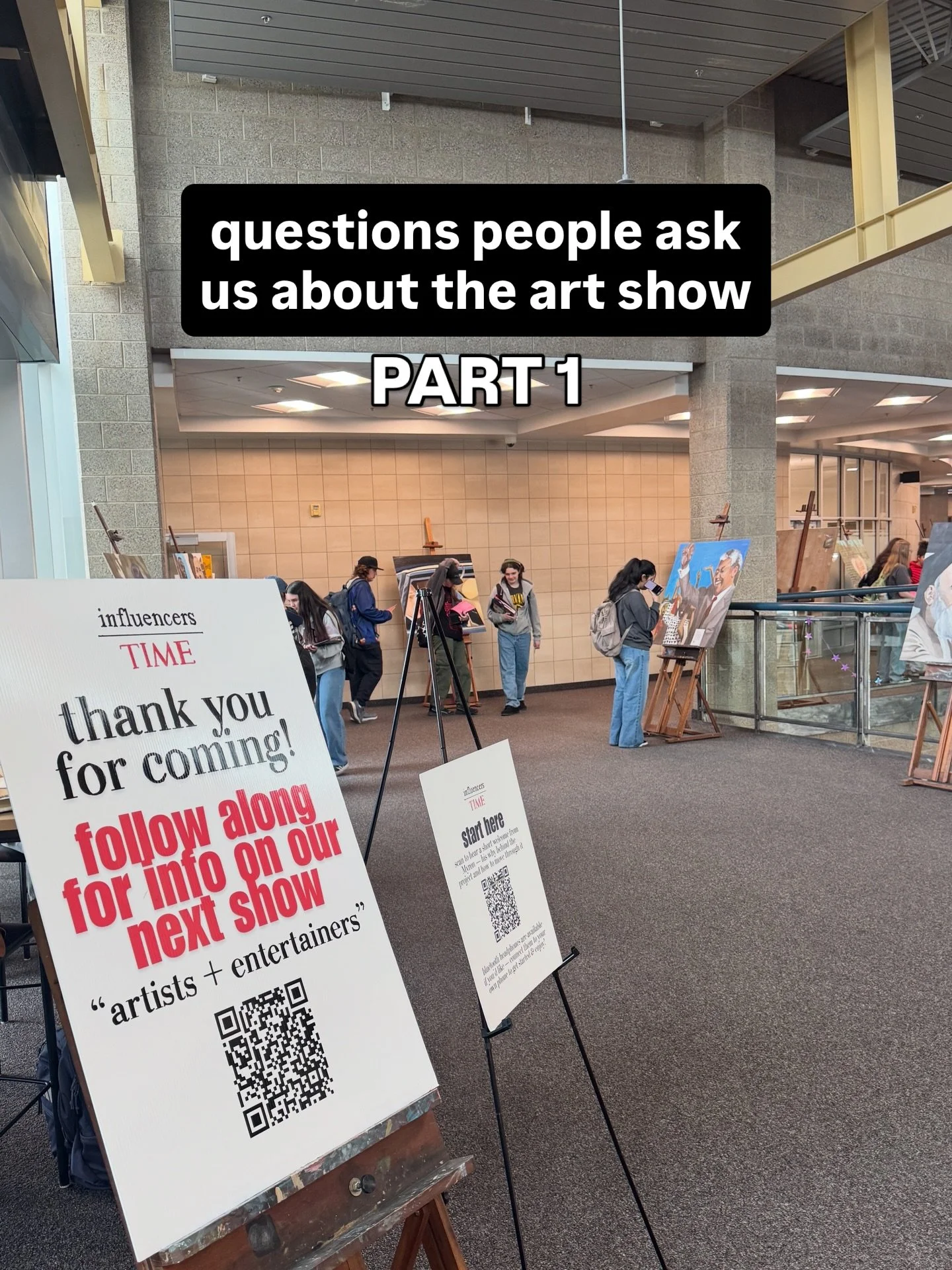 All your questions answered (more coming in Part 2!) 🎨 

Our next show is May 1&ndash;3 &mdash; don&rsquo;t miss it!
📍West Point, UT
🎟️ Comment TICKETS for your free spot

#InfluencersOverTime #ArtistsAndEntertainers #UtahArt #WestPointUT #LocalAr
