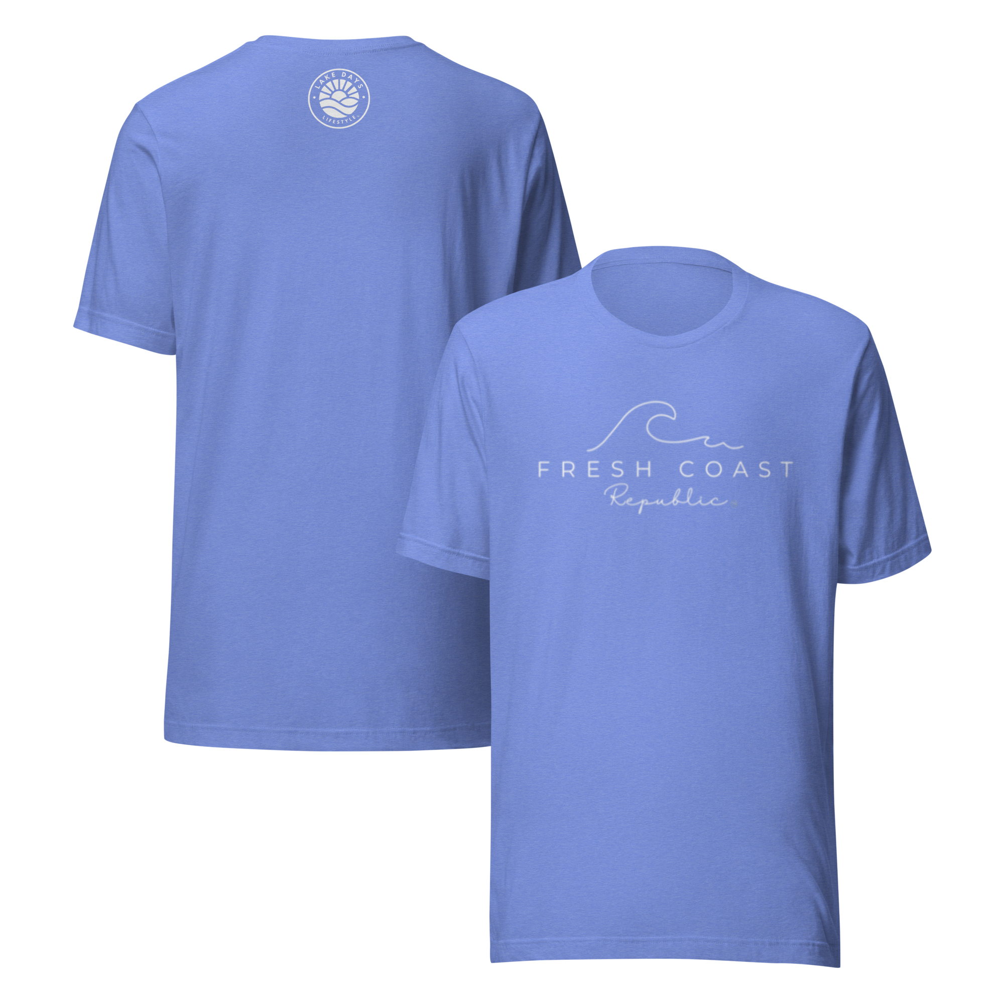 Unisex Soft Slim Cut T-shirt, Fresh Coast Republic