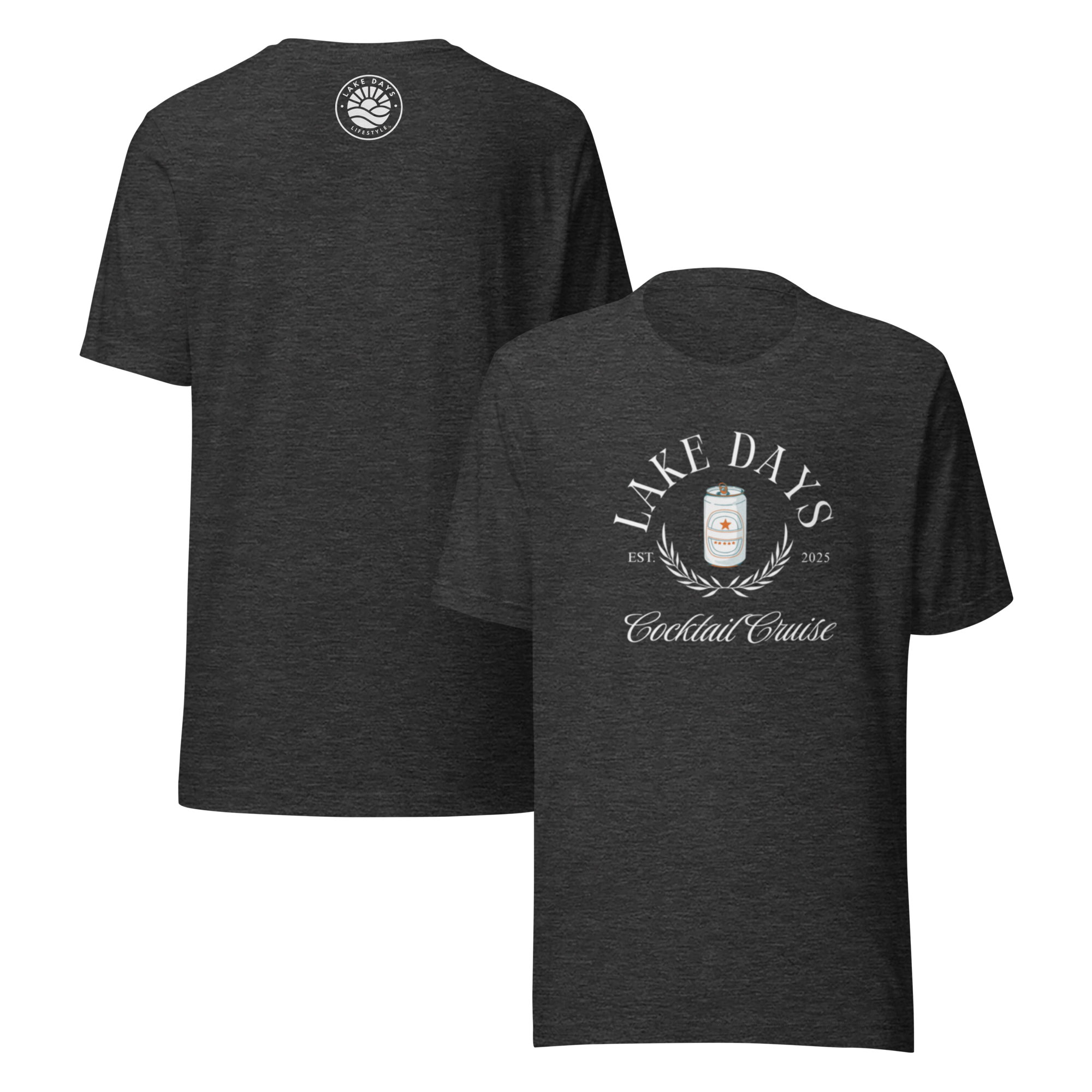 Unisex Soft Slim Cut T-shirt , Cocktail Cruise