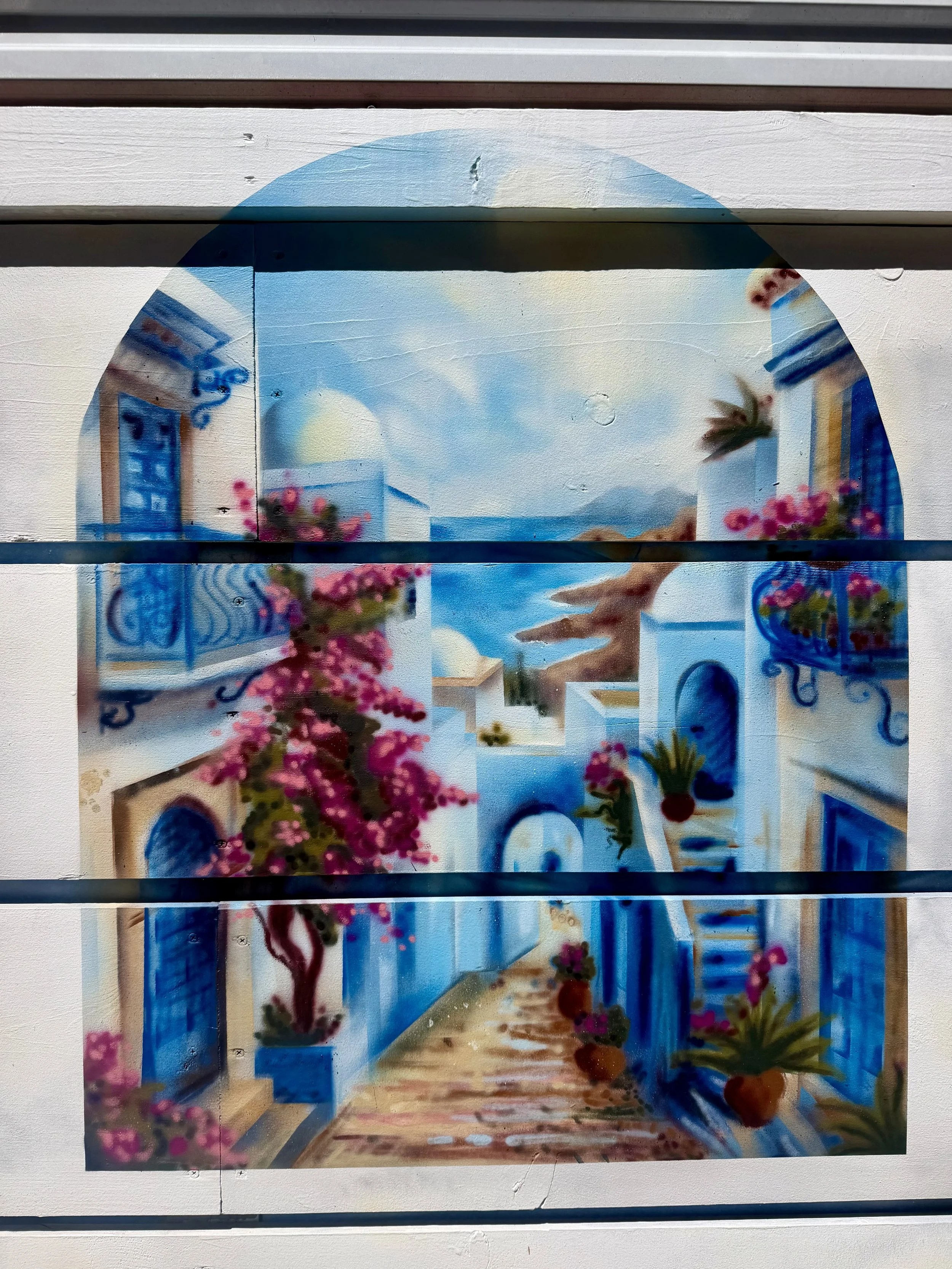 The Mediterranean Guys  - Morgantown, WV. | 2.5 ft x 4 ft | Spray Paint | 2026