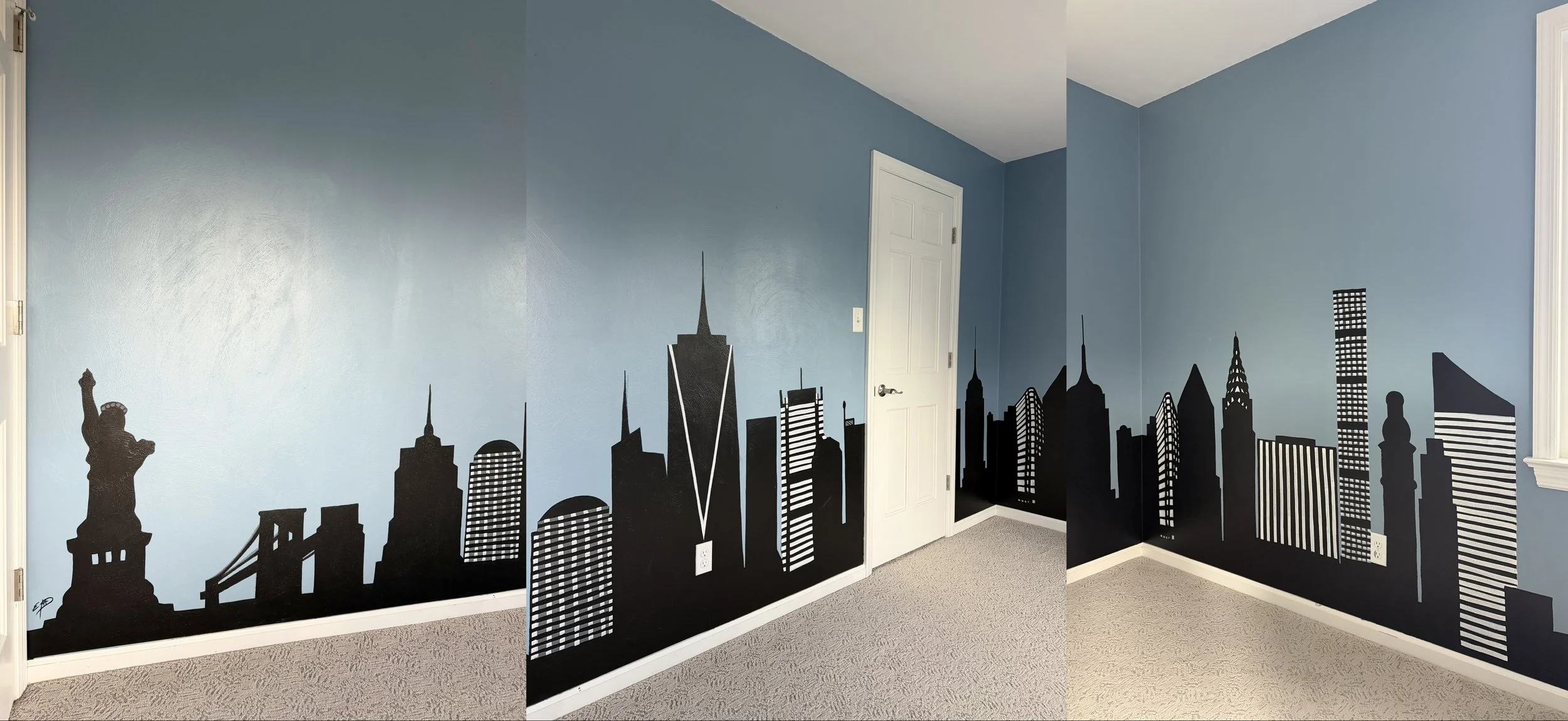 Private Residence Mural | Sewickly, PA. | 8 ft x 15 ft | House Paint | 2026