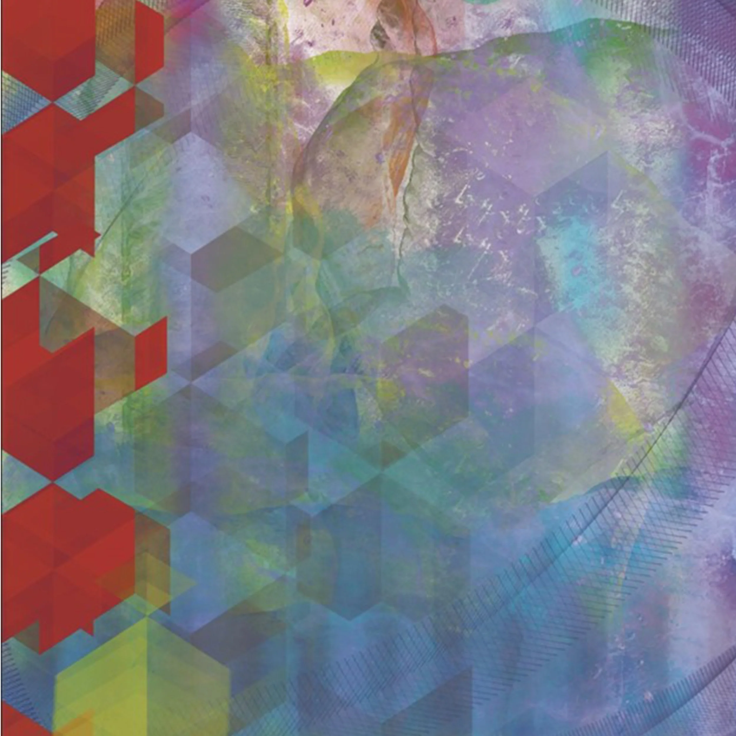 An abstract digital painting, entitled Jupiter in Pink. 