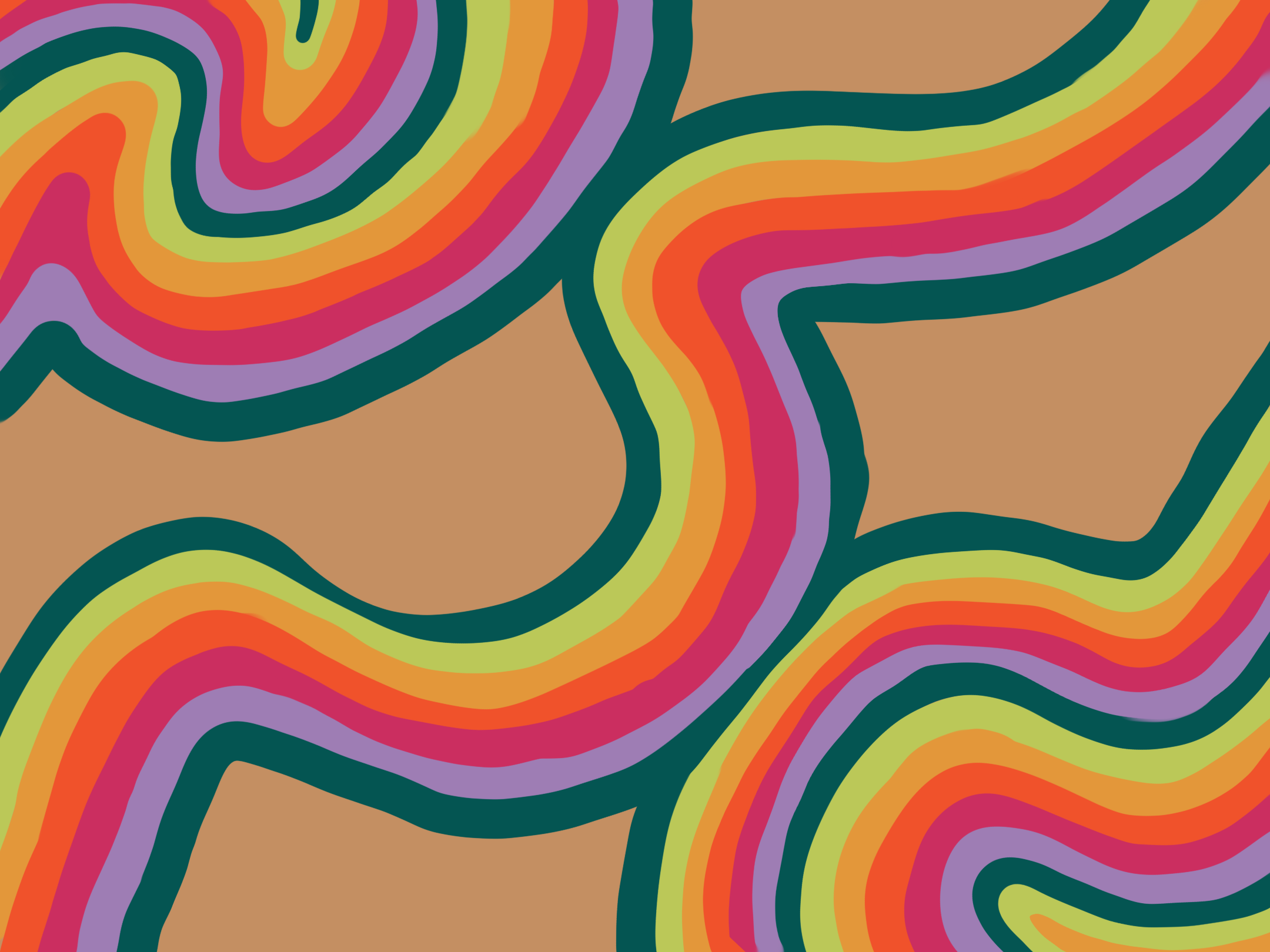 A digital drawing explore my fluid technique. 