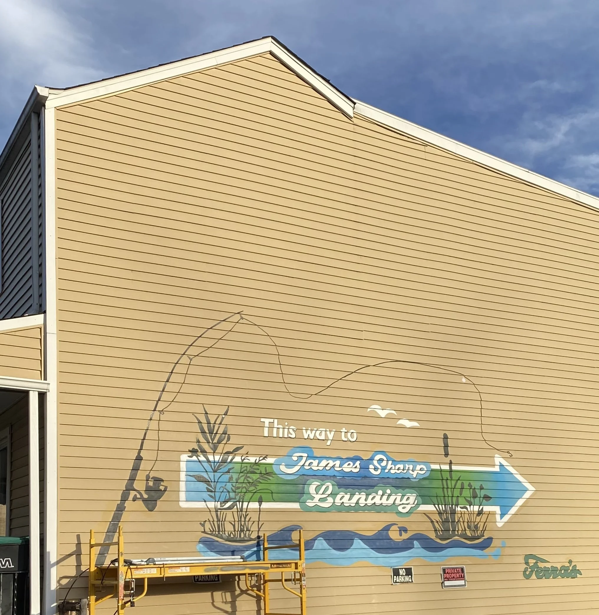 James Sharp Landing Mural | Sharpsburg, PA. | 18 ft x 15 ft | Spray Paint | 2025