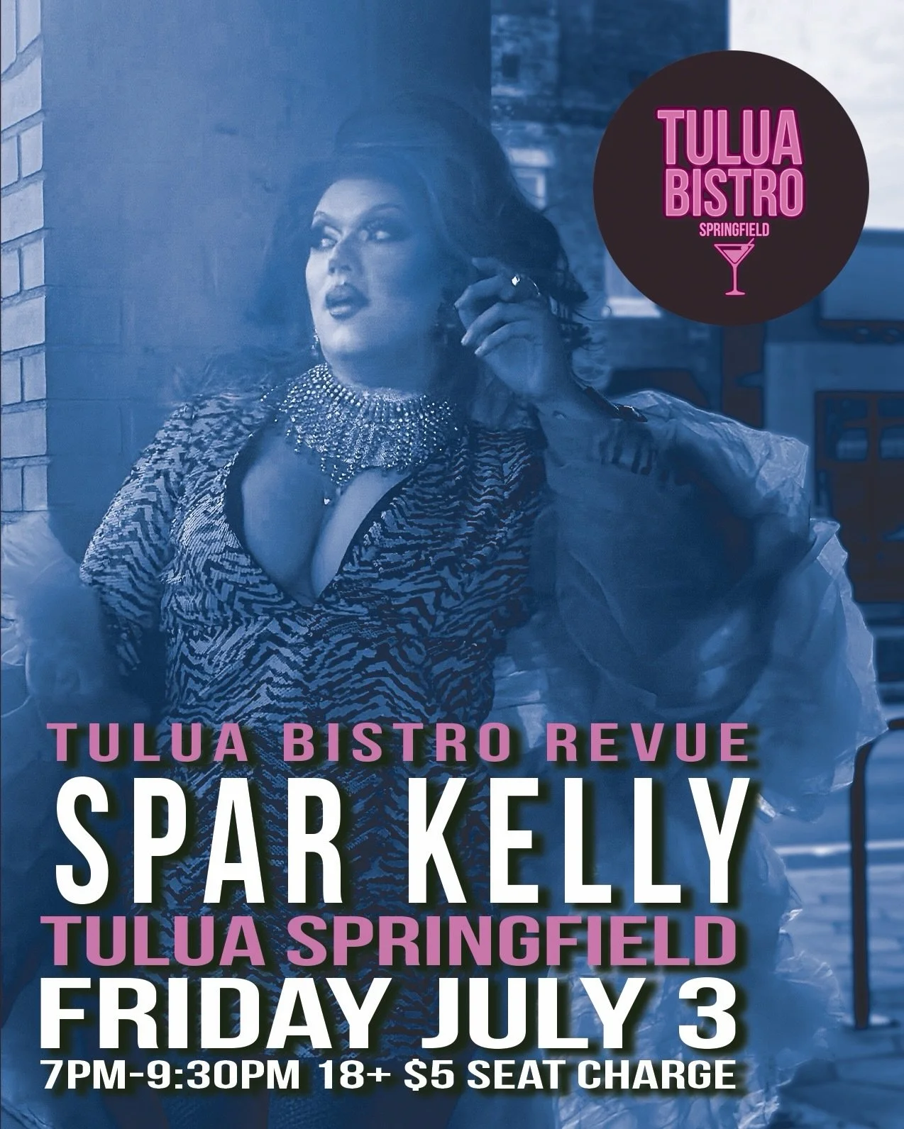 Ain&rsquo;t nothin sparkles quite like SPAR KELLY, this Friday July 3 at Tulua Springfield.