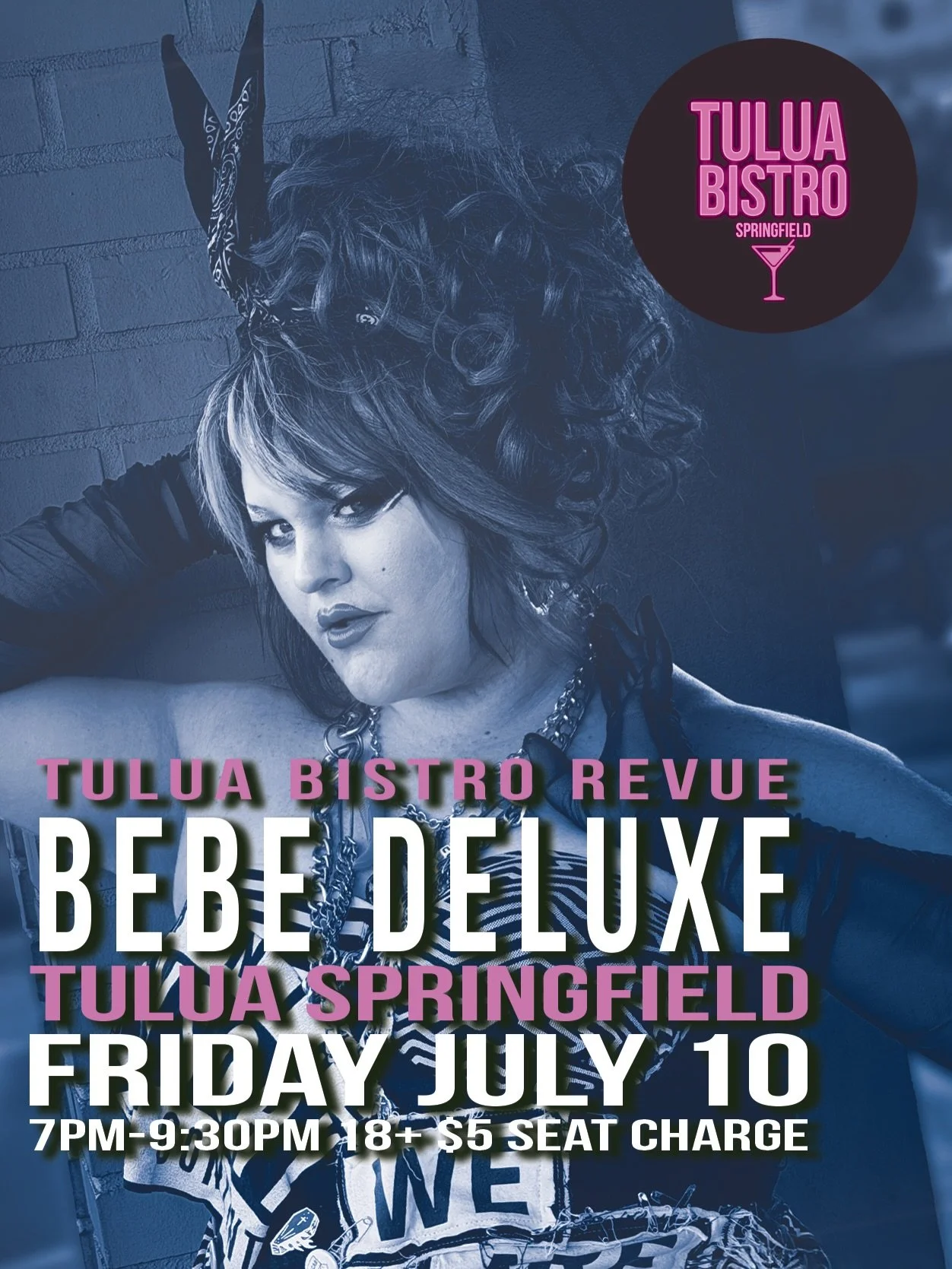 She&rsquo;s BAAAAAAACK on the floor at Tulua Bistro Springfield. It&rsquo;s @bebe.deluxe hosting with @dreamerk.black and @sissyfussdeluxedrag this Friday July 10