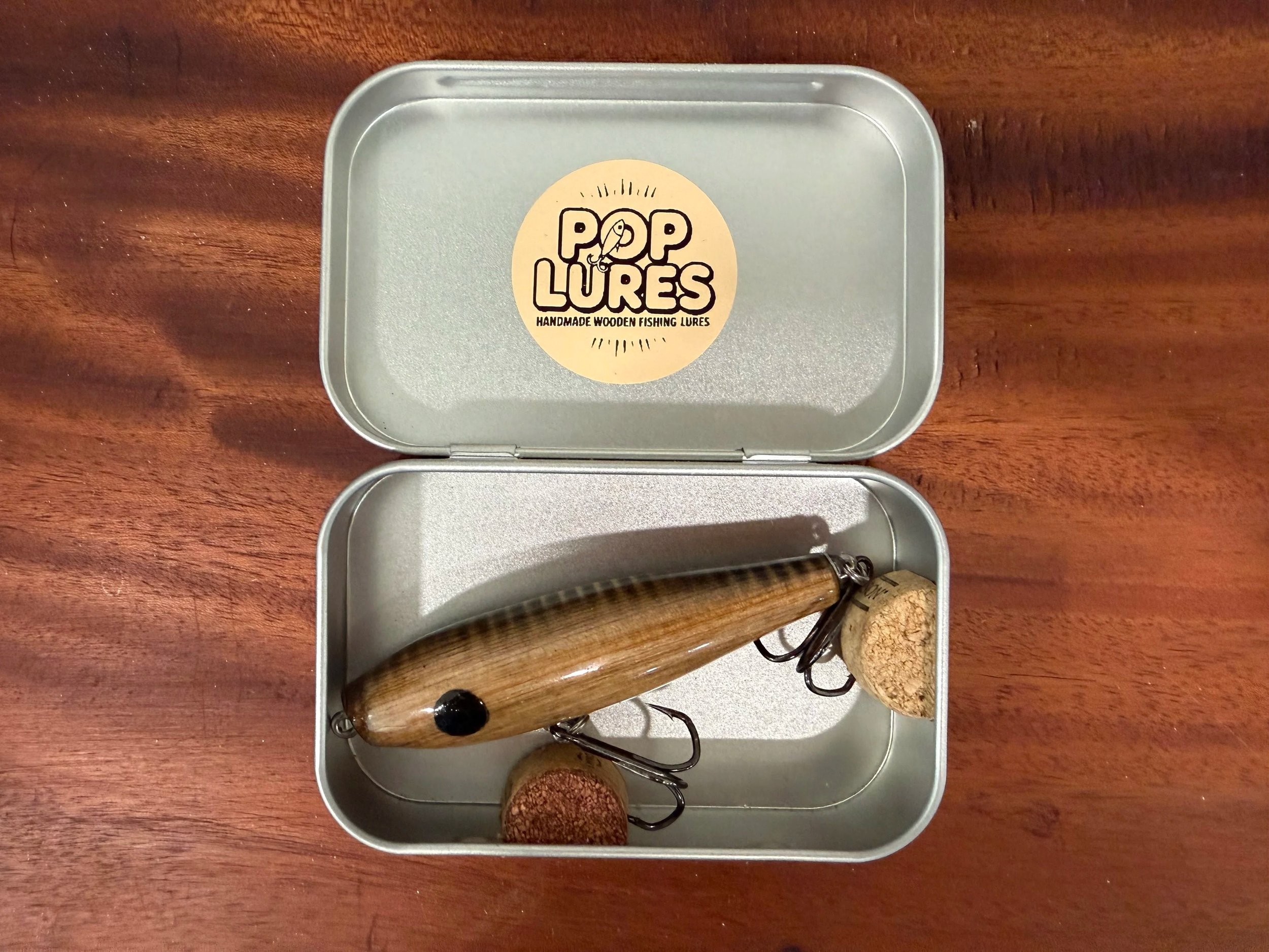 Topwater - Original Pop - Dark Natural with black stripes