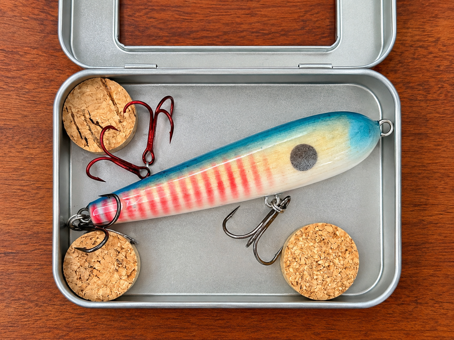 The Pop Lure Topwater: Red, White & Blue