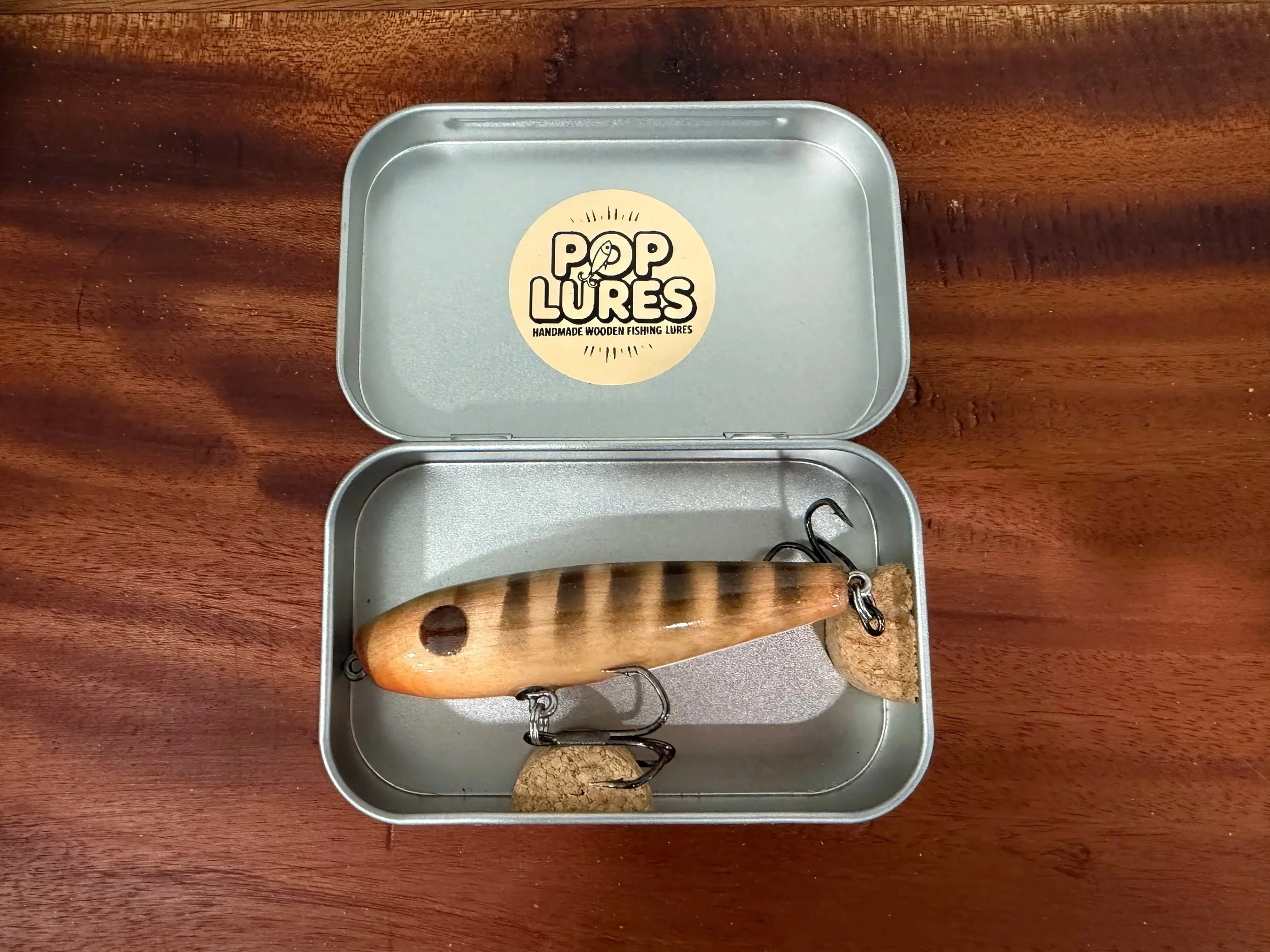 Natural w/ Black Stripes