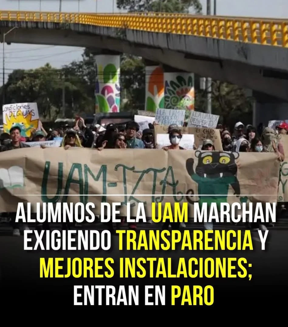 UAM: CARROS DE LUJO 
    Y PARO ESTUDIANTIL