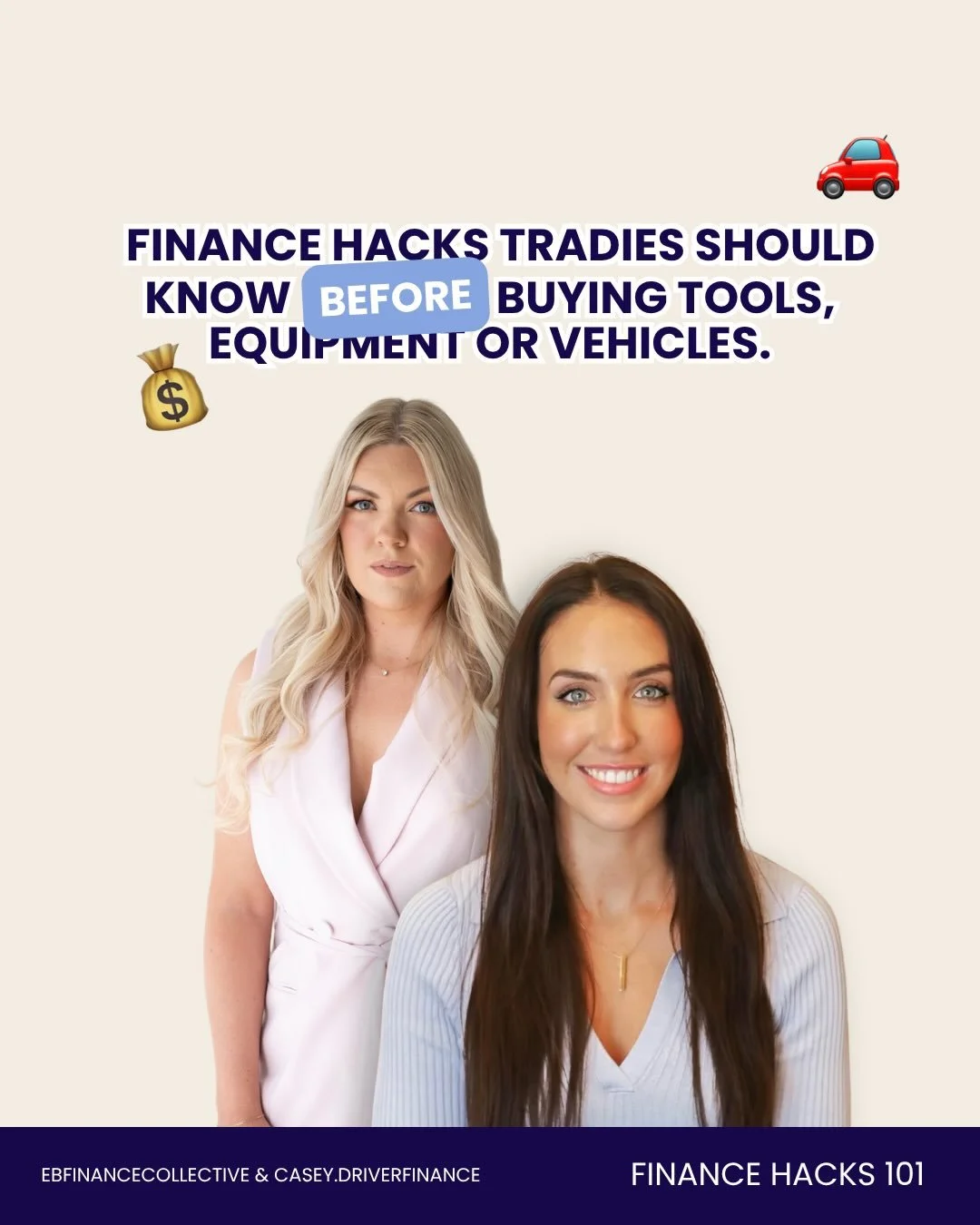 Most tradies are experts at their trade&hellip;

But nobody really teaches you the money side of running a business.

Things like:

&rarr; Why the cheapest option isn&rsquo;t always the best long-term option

&rarr; How a new ute can affect your borr