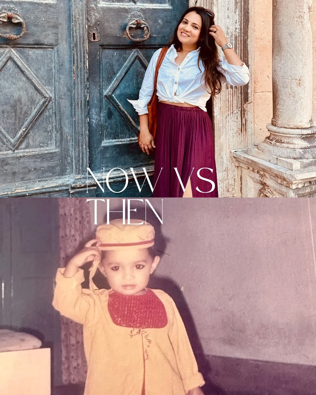 Well, the body truly remembers!!! 

I picked up a few photos of my childhood on my recent trip to India. As I was going through them and admiring the &lsquo;little Puja&rsquo; - I started to find recent photos that carried the same feel, the same vib