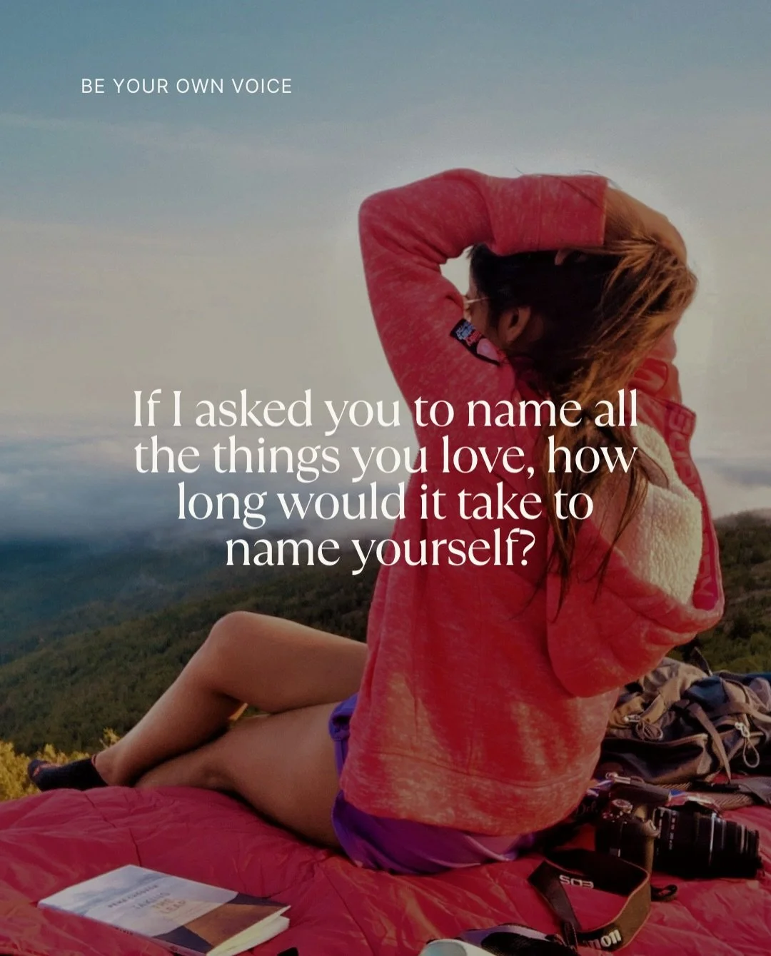 &ldquo;If I asked you to name all the things you love, how long will take to name yourself?&rdquo; - Anonymous 

When I read this line somewhere many months back, it struck me deeply and I reflected on how it holds layers of conditioning that we carr