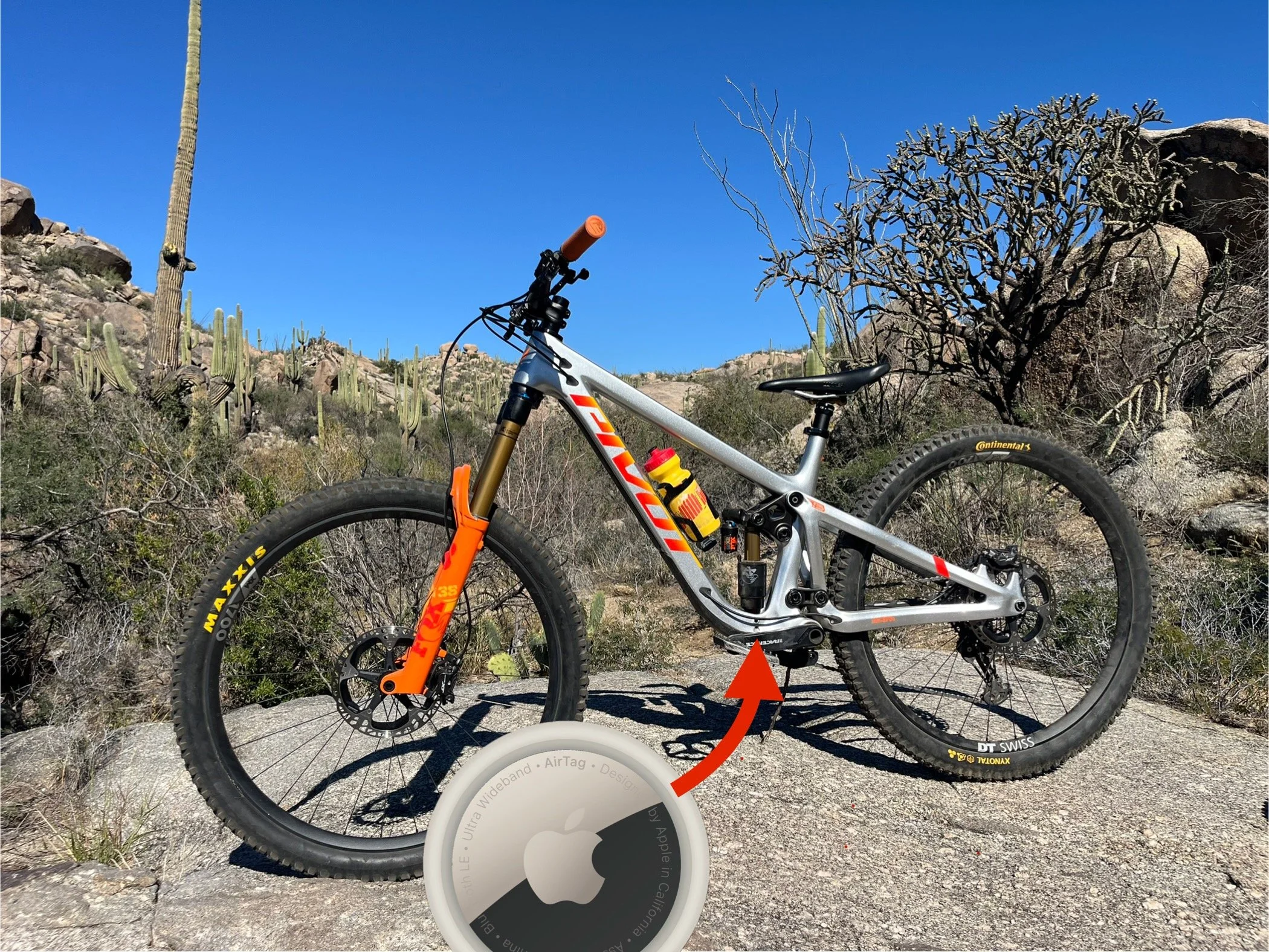 Pivot Cycles AirTag Mount