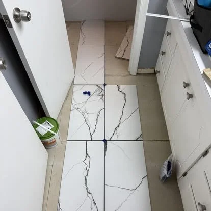 tile flooring install
