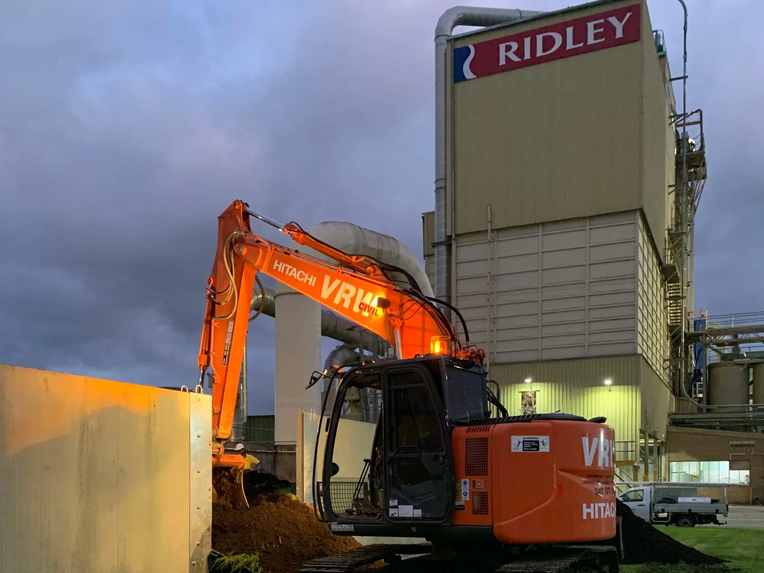 An image of excavation at Ridley