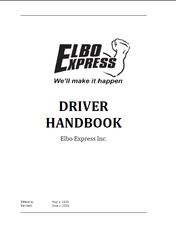 Driver Handbook: Transportation Company