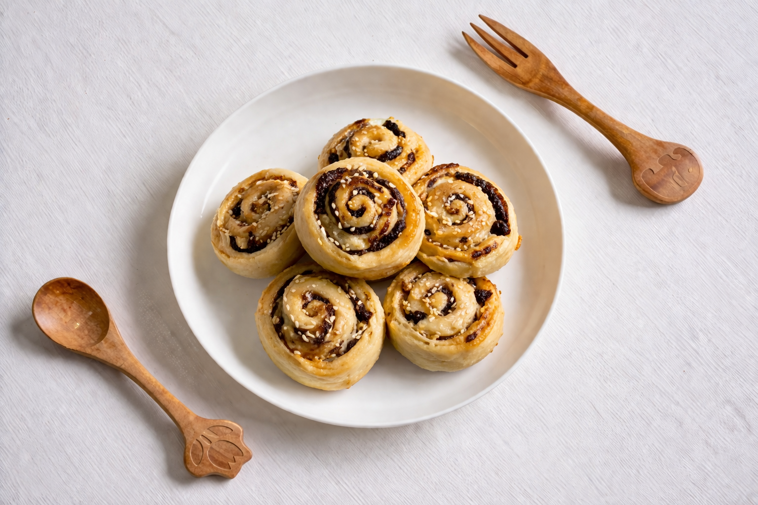 Cheese and Vegemite Scroll Ups