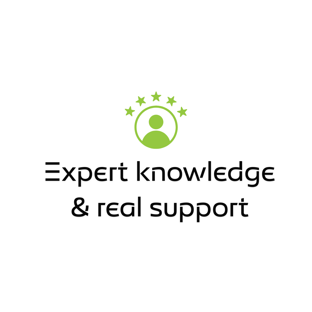 Expert knowledge &amp; real support