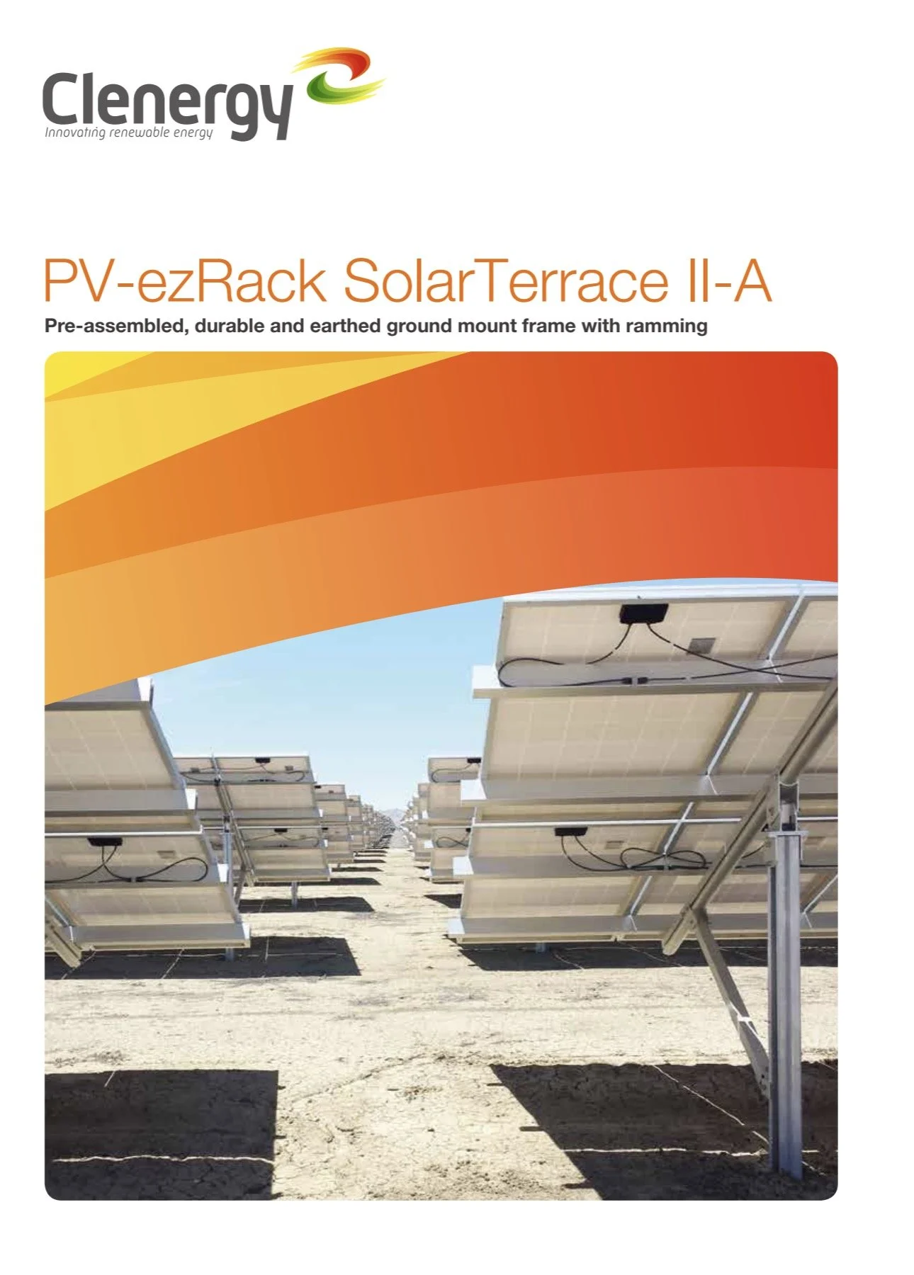 Clenergy PV-ezRack SolarTerrace II-A