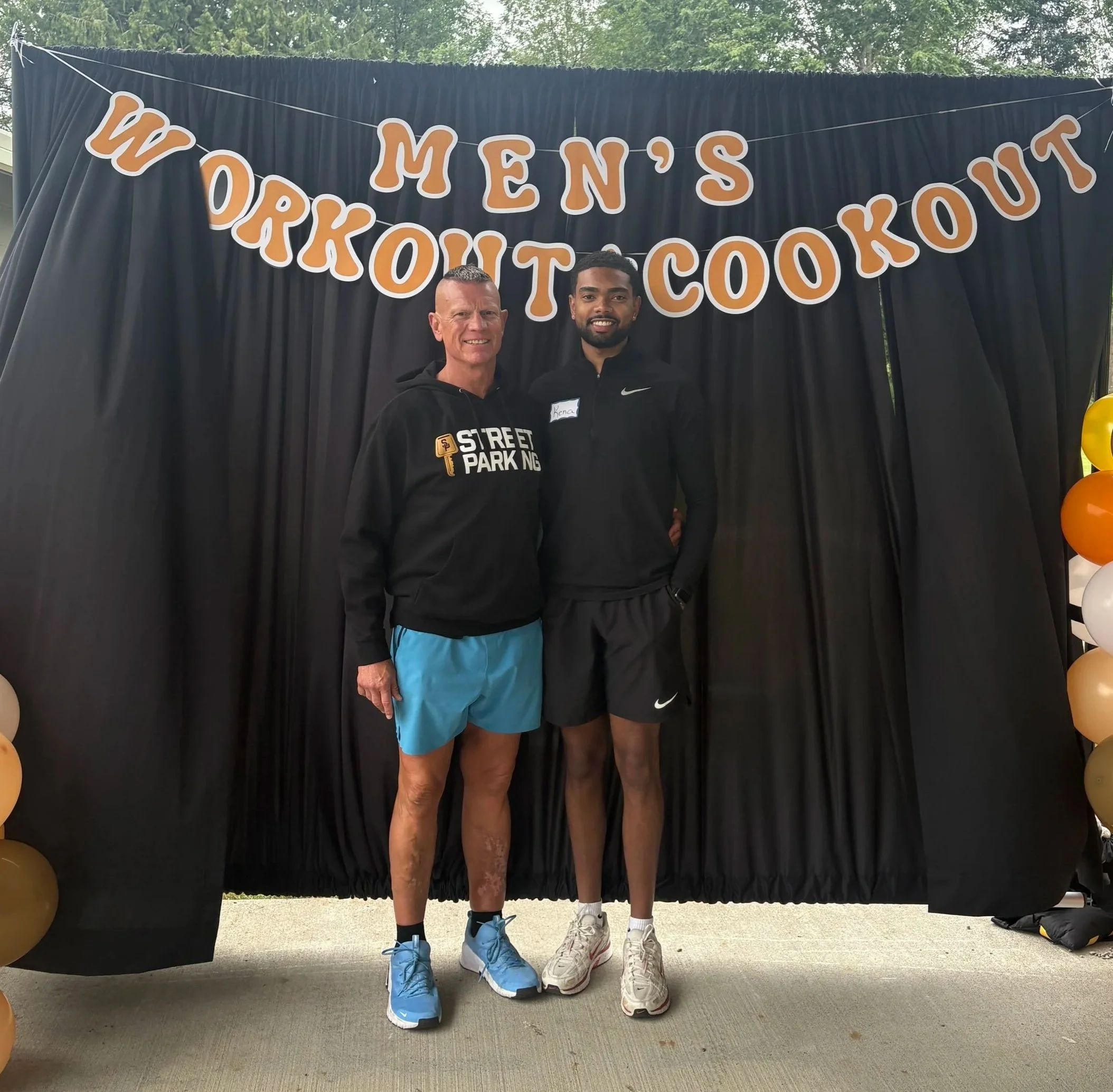 Father & Son Church Cookout