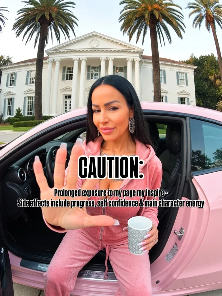 ⚠️CAUTION BABES⚠️

Prolonged exposure to my page my inspire -
Side effects include progress, self confidence &amp; main character energy

PLUS a huge love for all things PINK 💕

#WomenSupportingWomen #EmpoweredWomenEmpowerWomen
#SelfMadeWoman