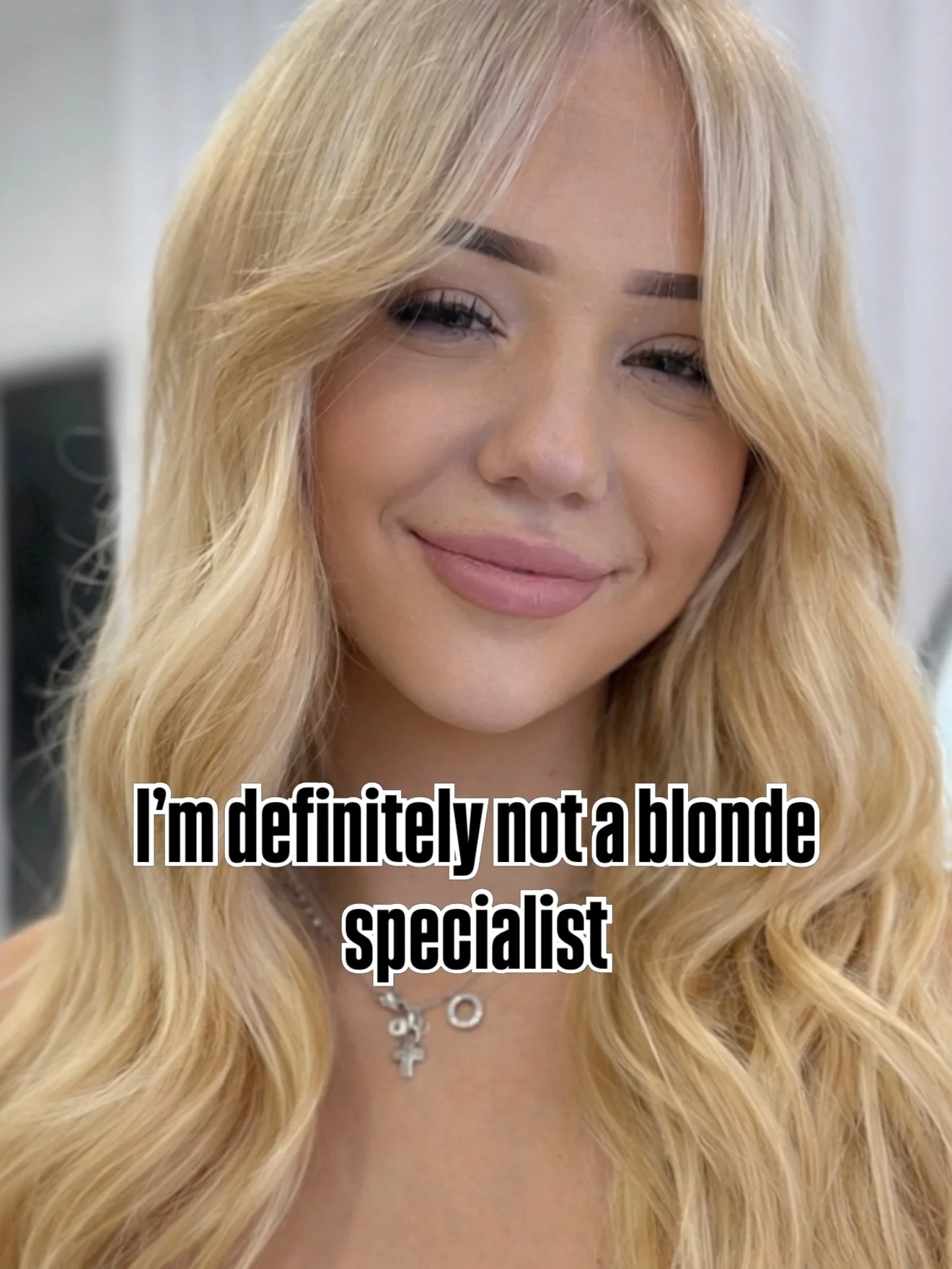 BABE! She cried. I cried! Her hair was immaculate.

She has been chasing the perfect blonde for years. Too brassy, too flat&hellip; Too much of everyone else&rsquo;s vision and not enough of hers.

SO we fixed it. Full colour correction + 180g 24&rdq