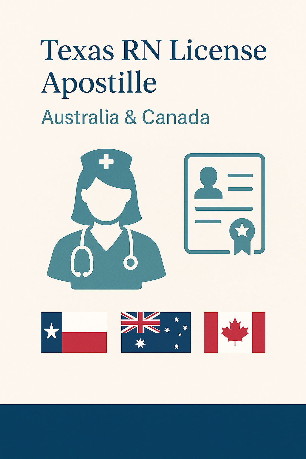 How to Apostille Your Texas RN License for Use in Australia &amp; Canada