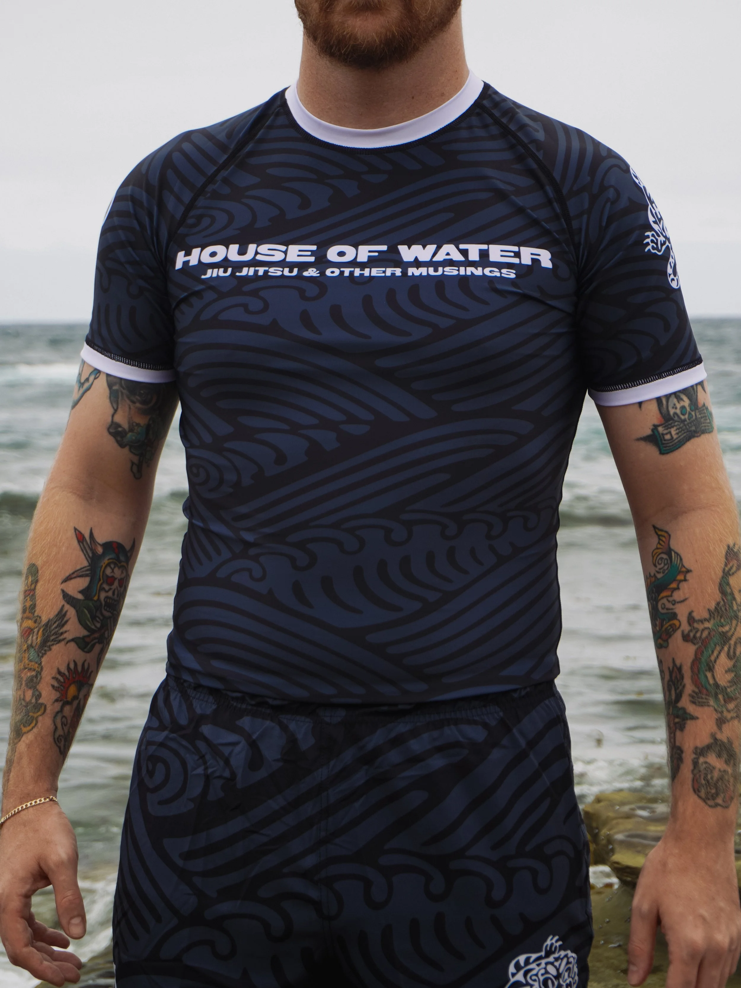 Dark Wave Adults Rash Guard