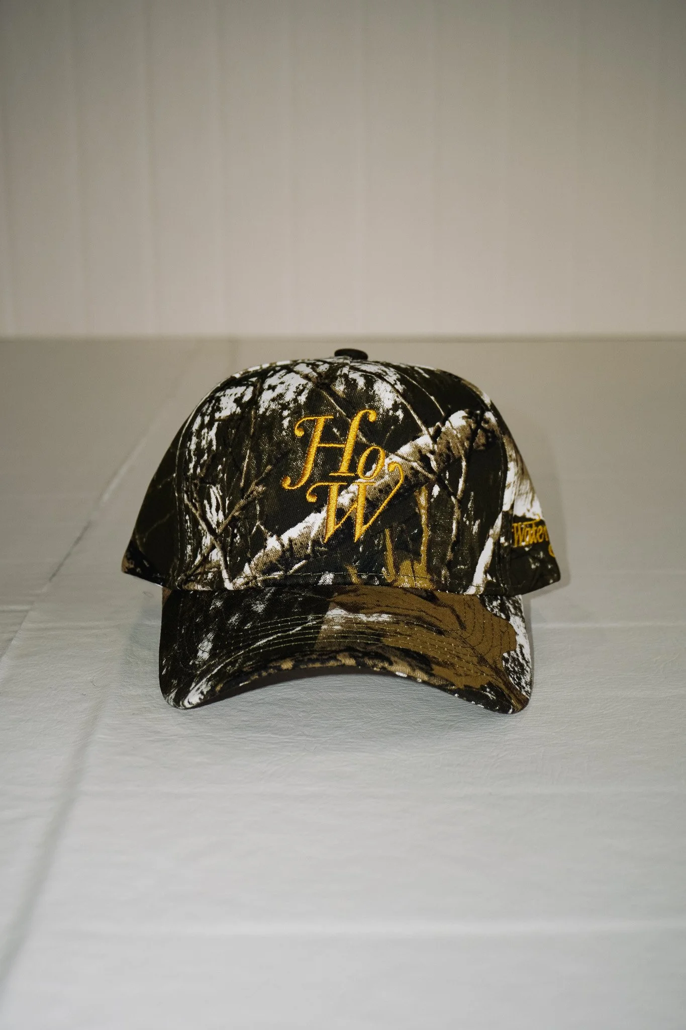 Batter Up Baseball Cap in Woodland Camo