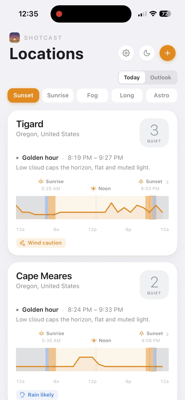 Shotcast Screen Flow