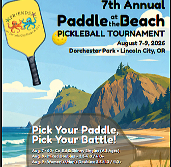 7th Annual Paddle at the Beach Pickleball Tournament