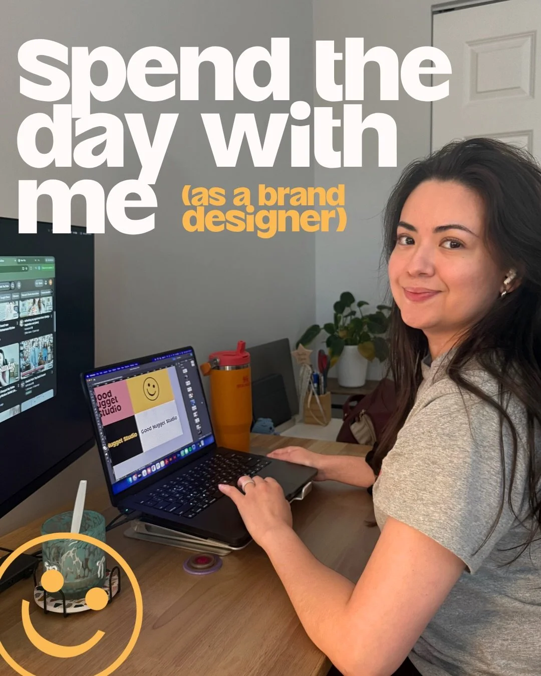 Let&rsquo;s spend the day together! 🧡💻🦆

#workdayinmylife #branddesigner #diml
