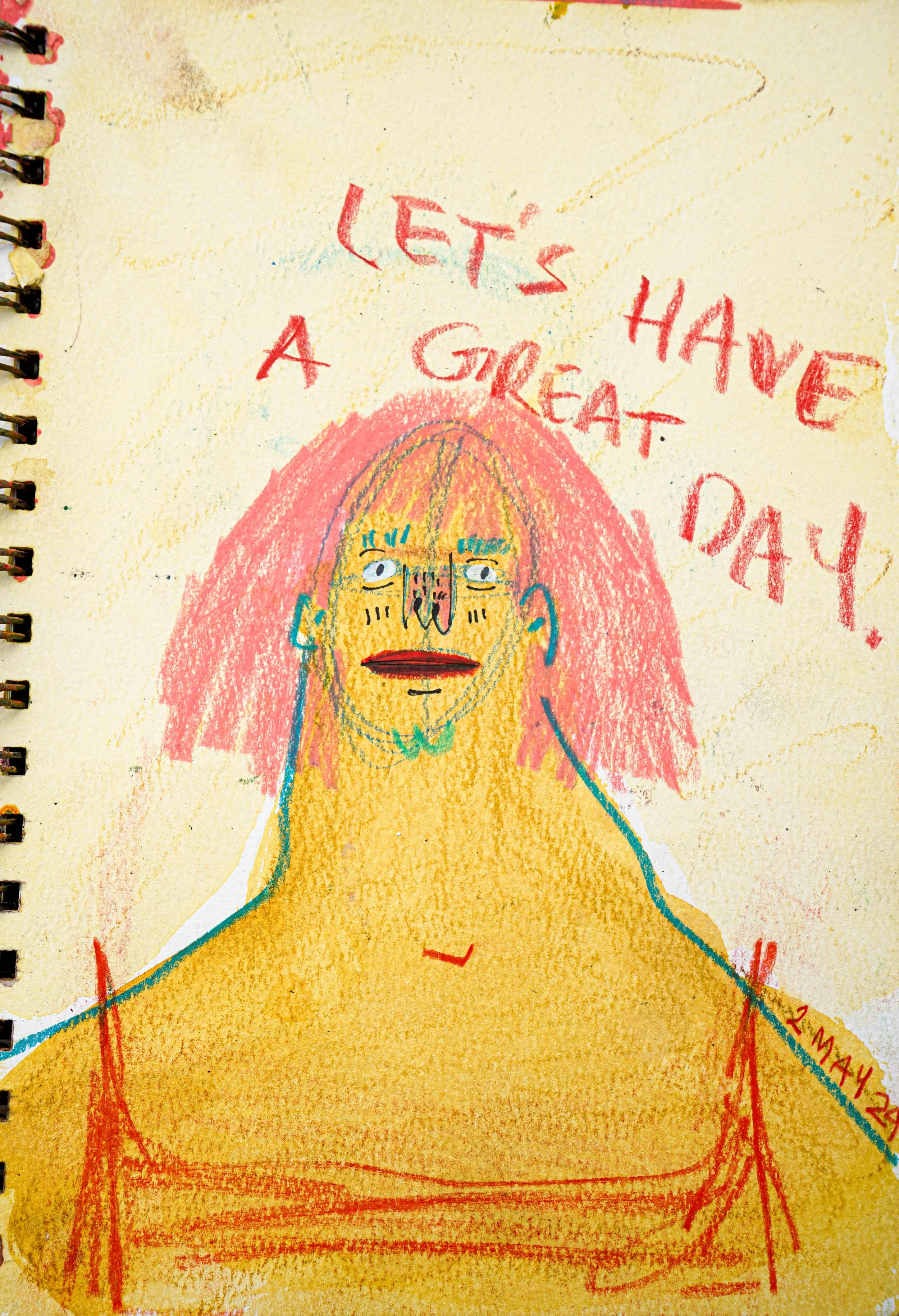 Let's Have a Great Day - Digital Illustration