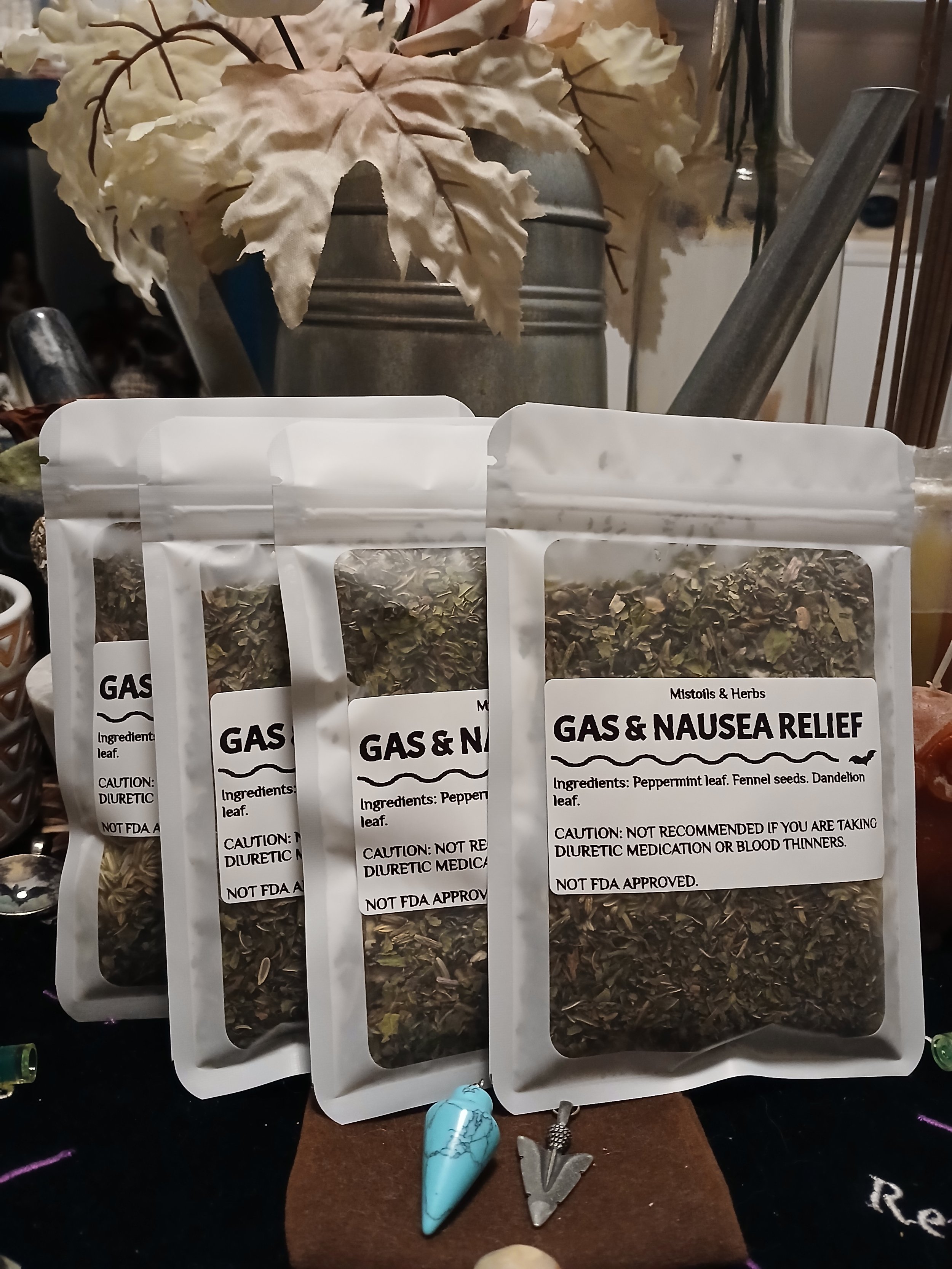 GAS AND NAUSEA RELIEF TEA