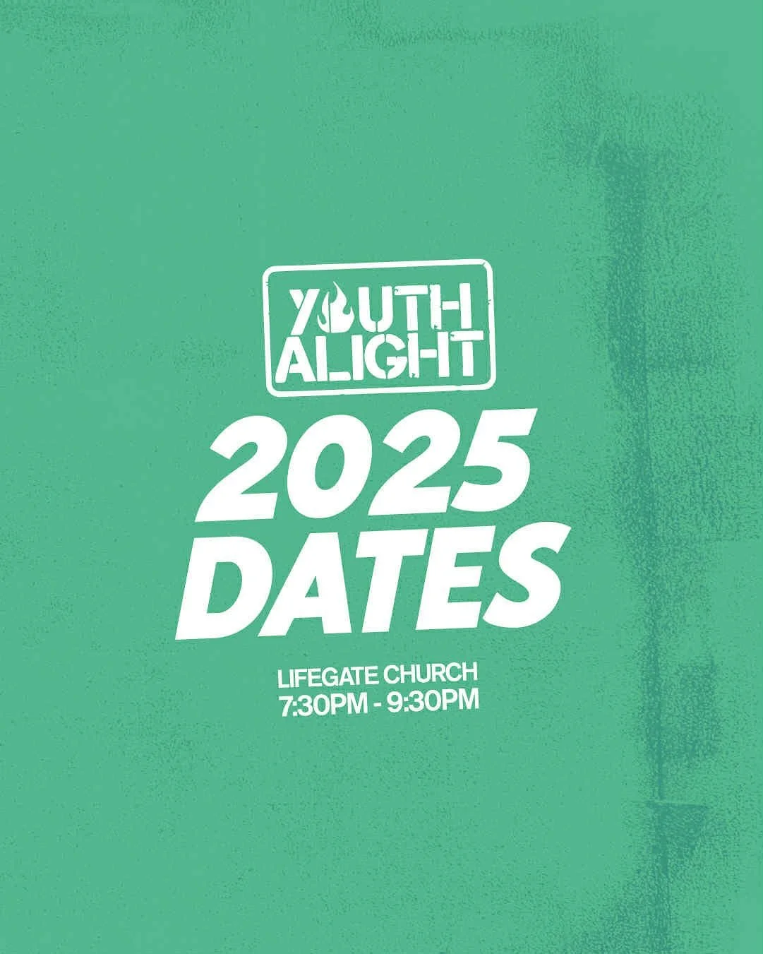 🔥2025 youth schedule is here!!!