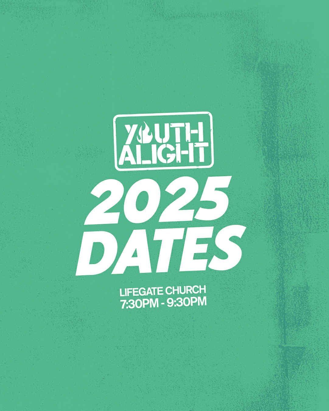 🔥2025 youth schedule is here!!!