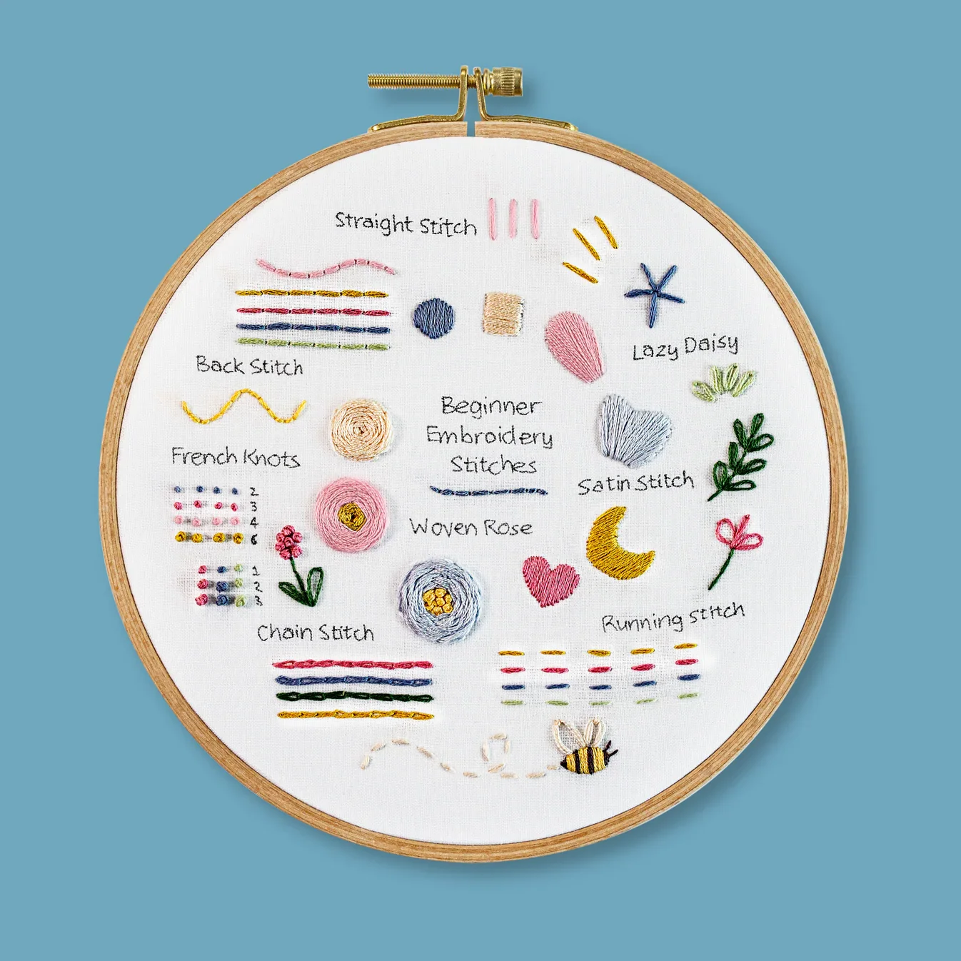 EMBROIDERY WORKSHOPS- JUNE SERIES: 6/15,22 and 29.