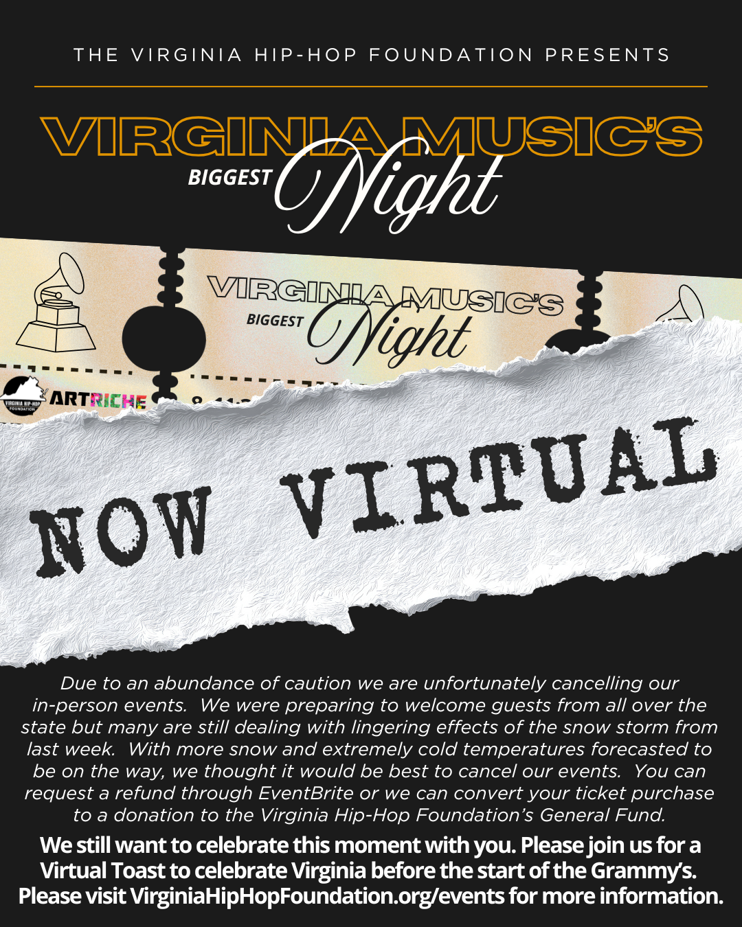 Virginia Music's Biggest Night: Grammy Watch Party