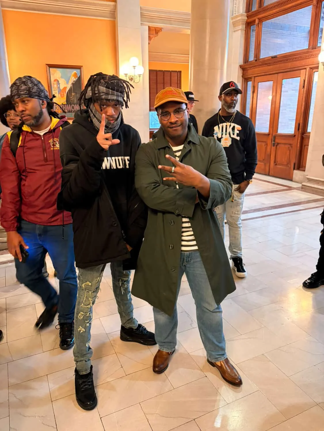 Chauncey Jenkins aka Chance Fischer with Luh Kiddo