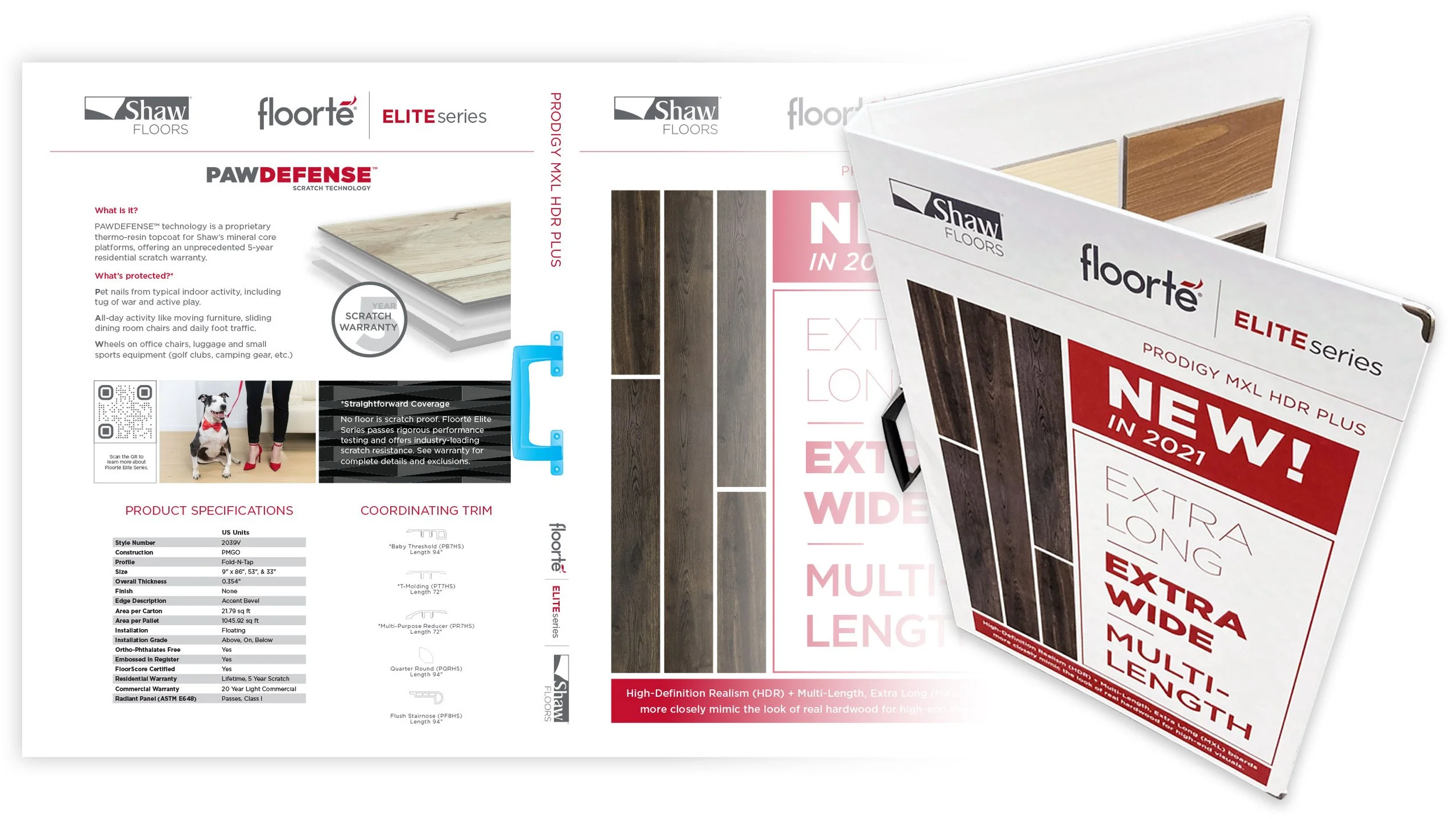 Product sample folder