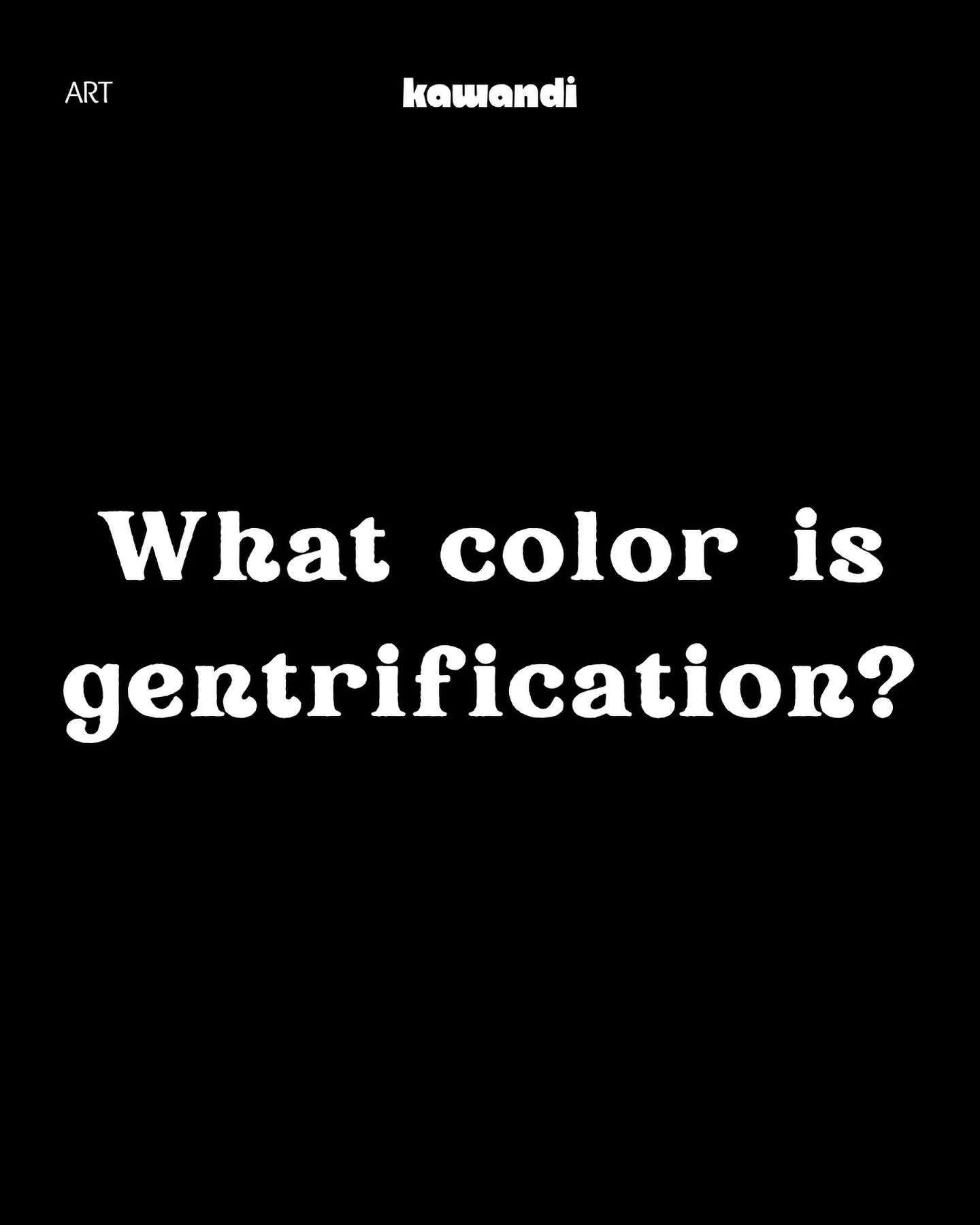 In 2015, visual artist Amanda Williams asked, &ldquo;What color is urban? What color is ghetto?&rdquo; 

These questions prompted her to spearhead a communal interrogation of color and reclamation of abandoned space. Swipe to read more about how one 