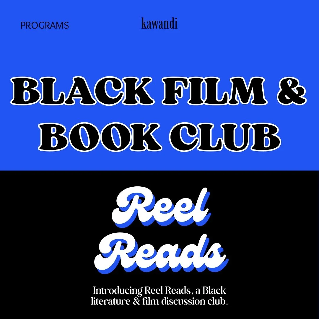 Coming January 2026: Reel Reads, A Black literature &amp; film discussion club by Kawandi Magazine! 🌀

Join our monthly discussion space led by @miasmonet for Black appreciators of Black literature &amp; film. Each month, a different theme will be e