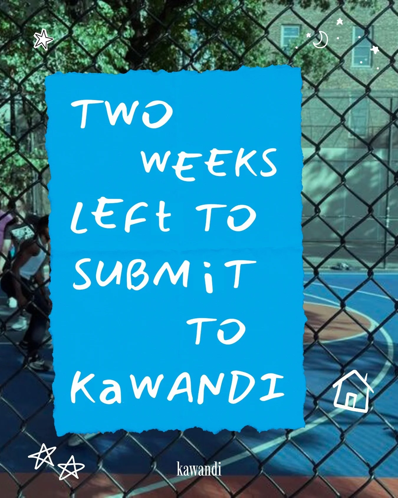 There&rsquo;s less than two weeks left to submit to Kawandi Magazine&rsquo;s inaugural issue, A Dream of Home! 🫧🪽

For our first issue we invite you to: 
Conjure images of home, question the erection of borders, contend with the historical remnants