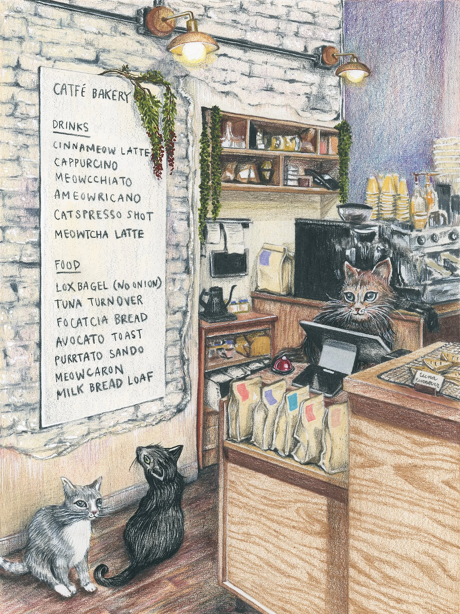 "Catfé Bakery" for Giant Robot