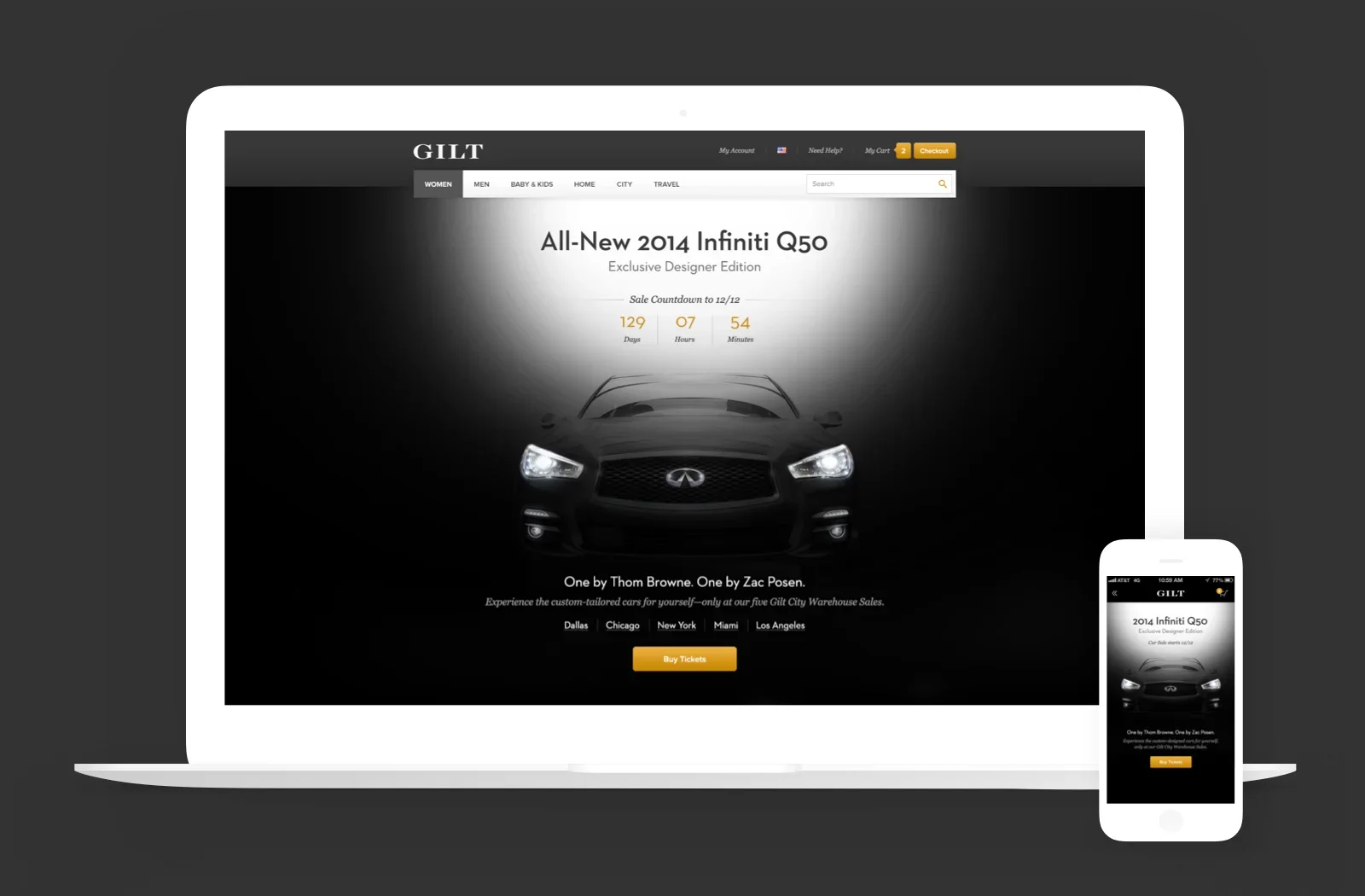 Gilt x Infiniti